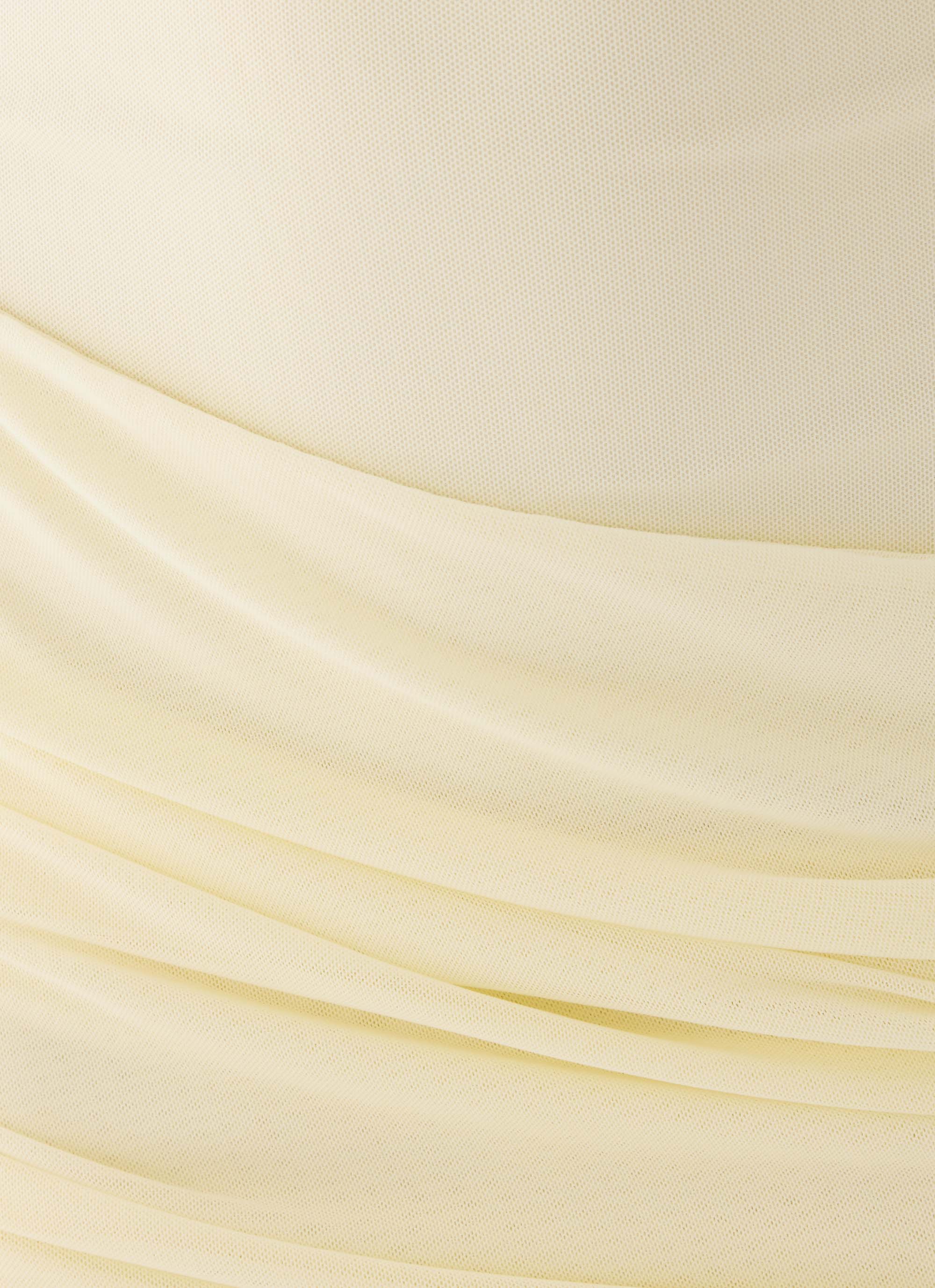 Carmellae Mini Dress - Yellow - FASHION NOB