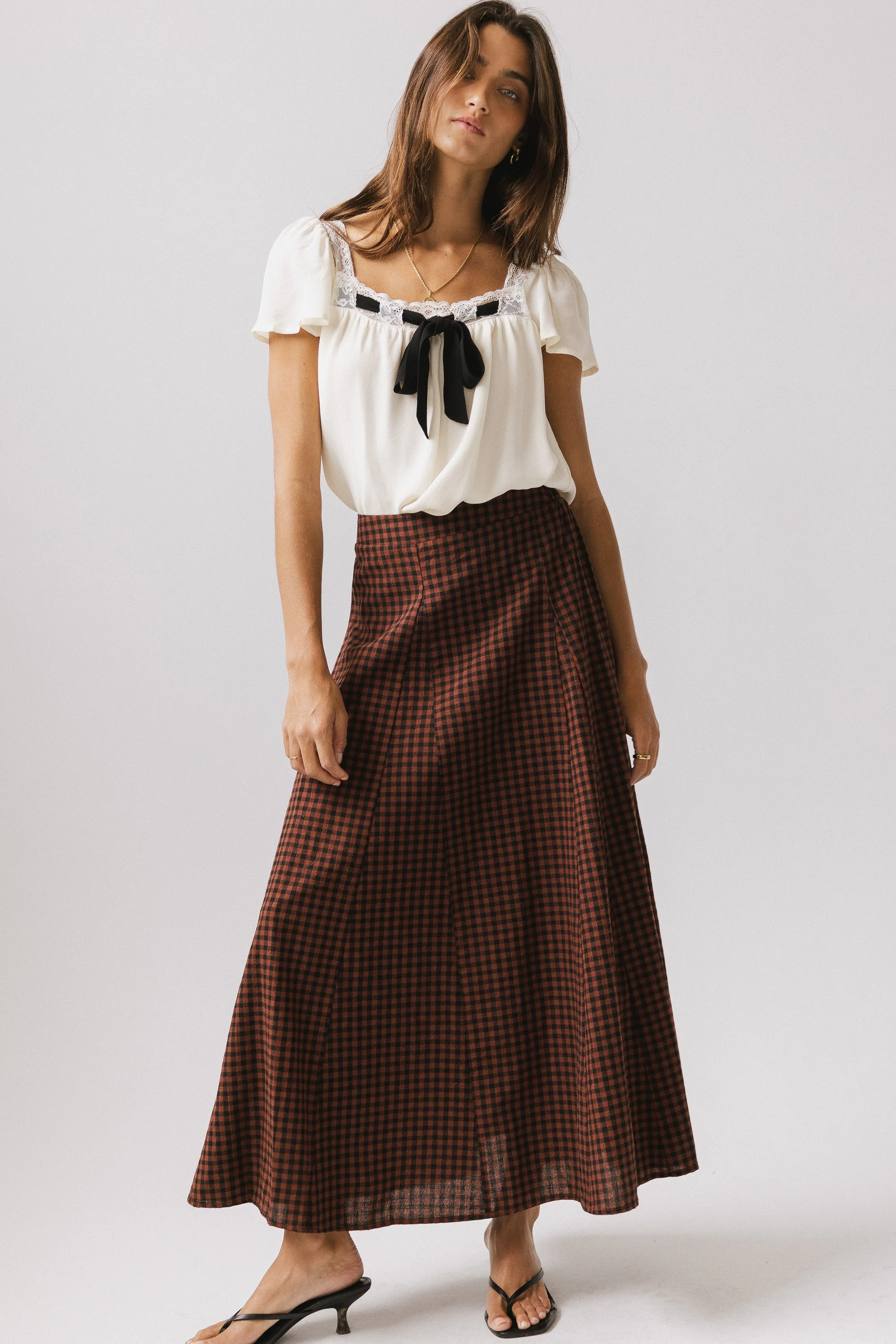 Cohen Bow Blouse in Off White