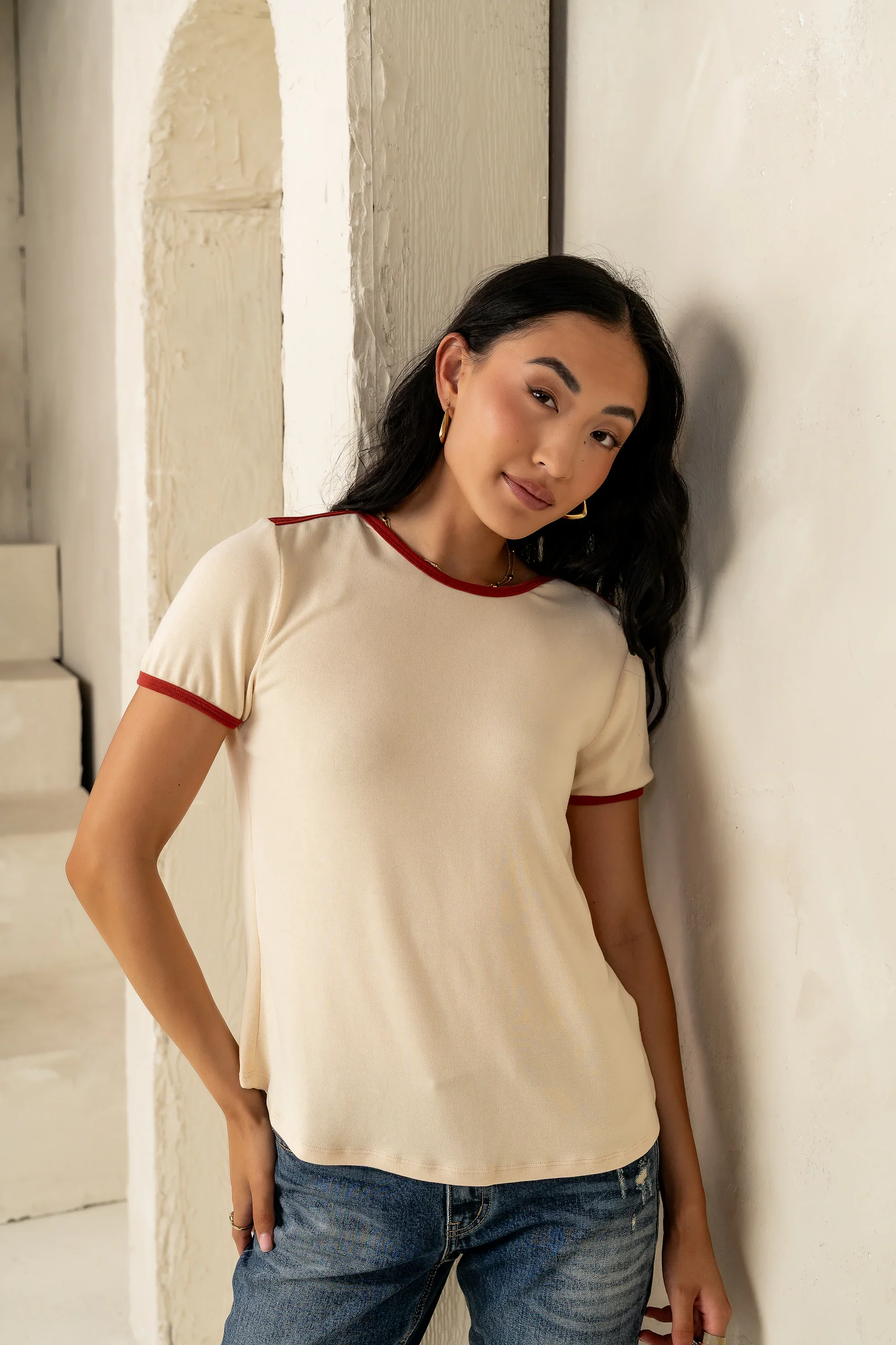 Goldie Contrast Tee