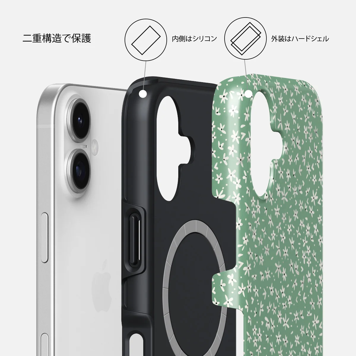 Lush Meadows - iPhone 17 ケース