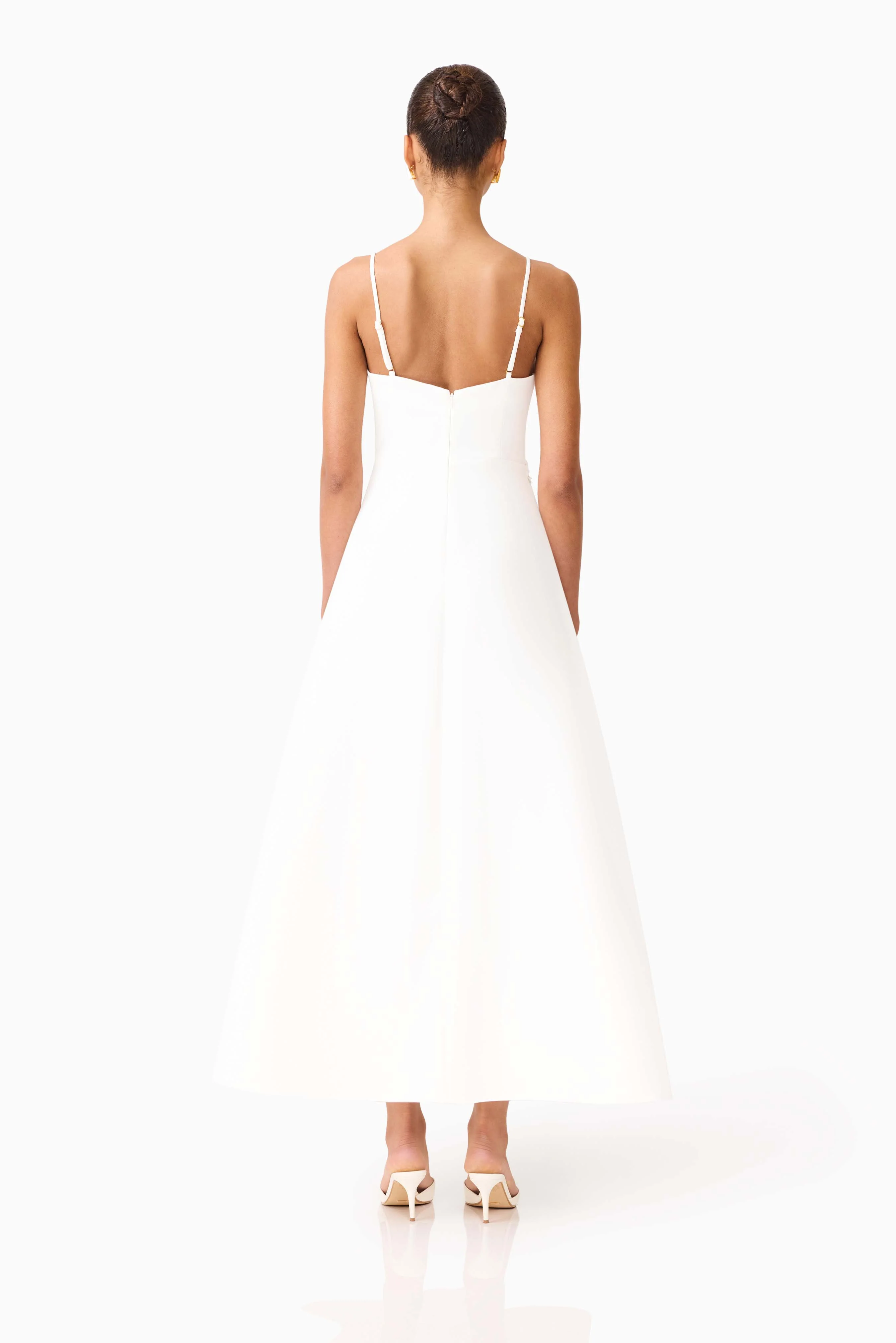 Stella A-Line Gown in White