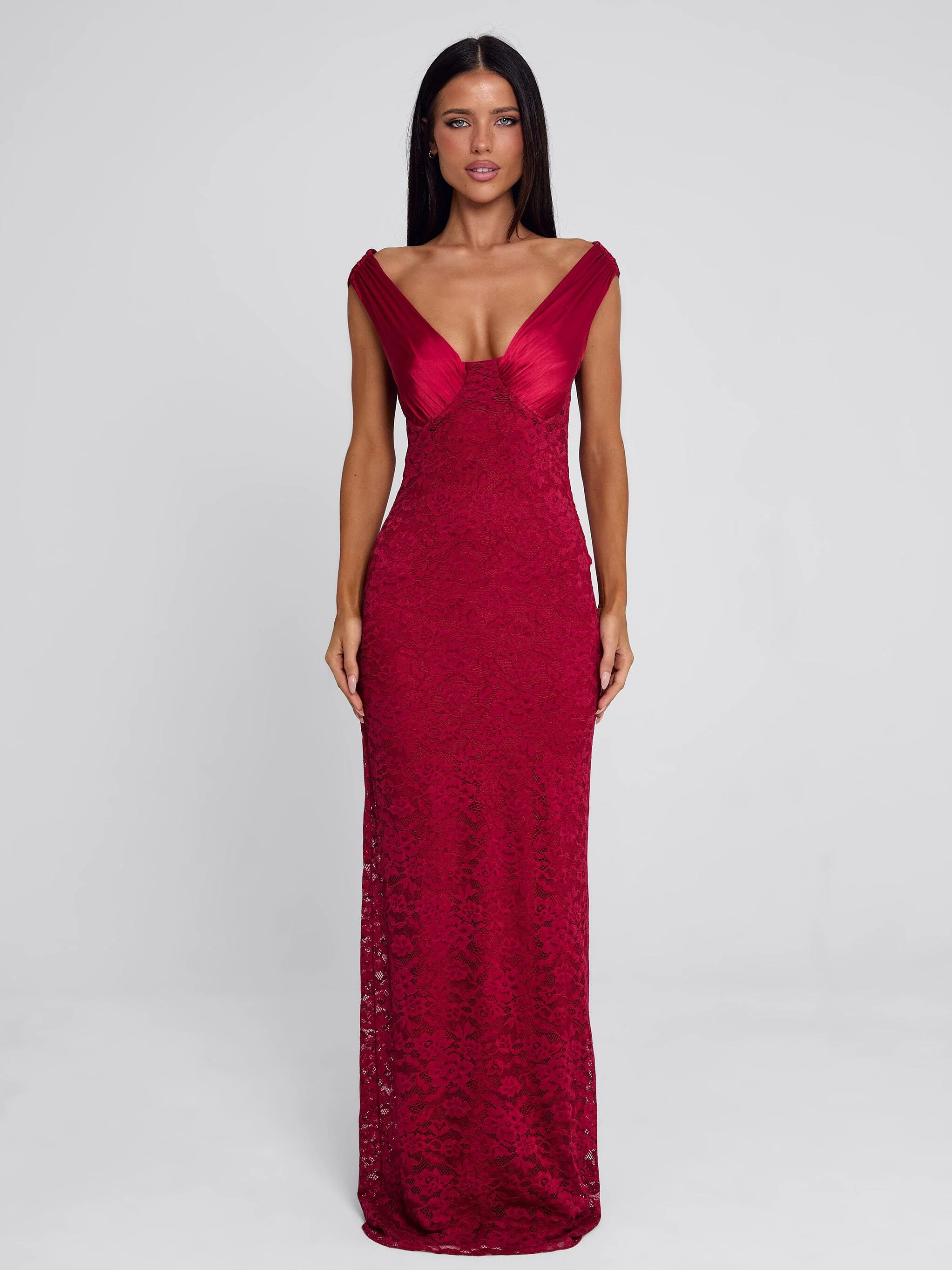 Sylora Maxi Dress Red