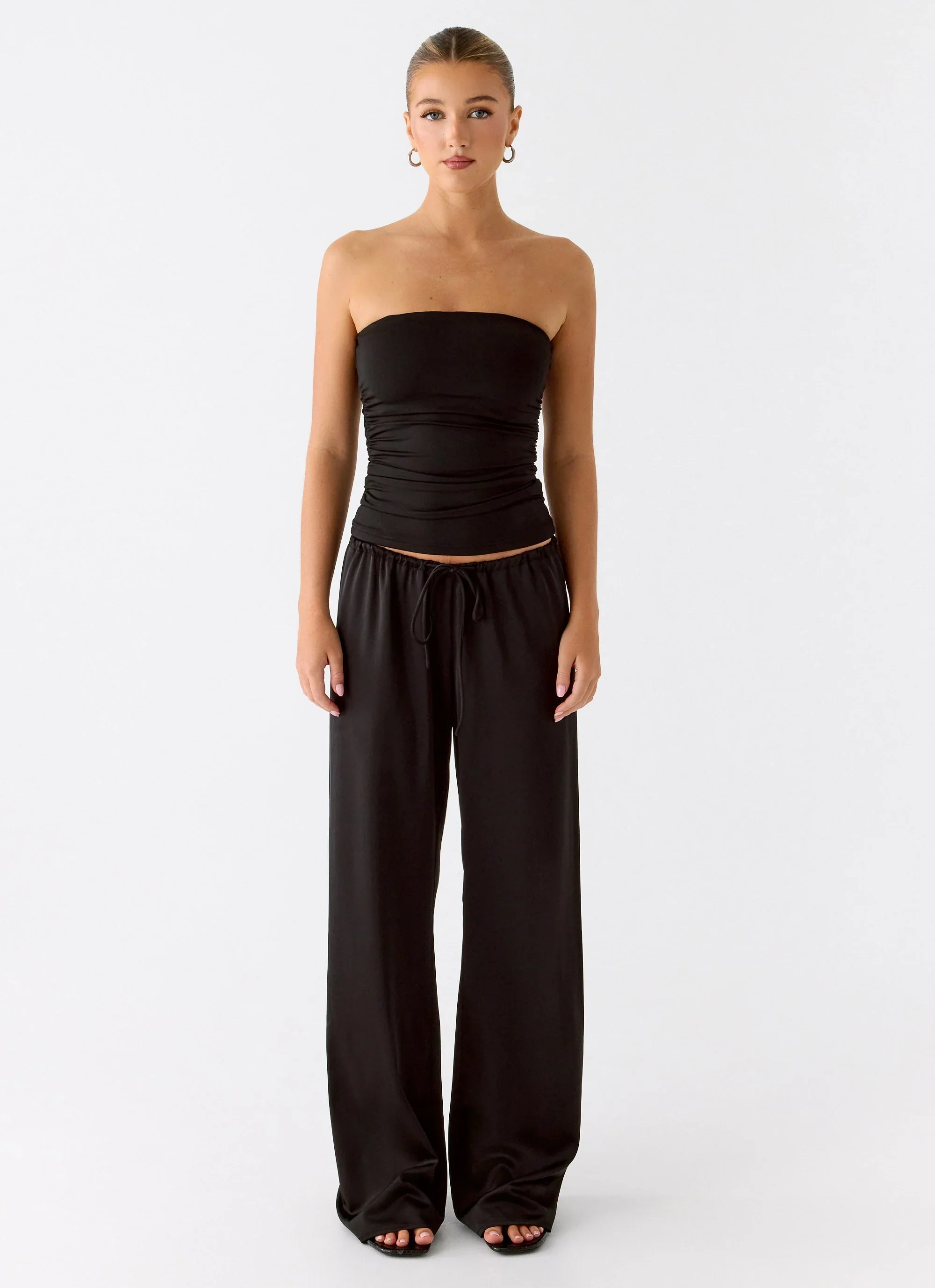 Deacon Low Rise Pants - Black