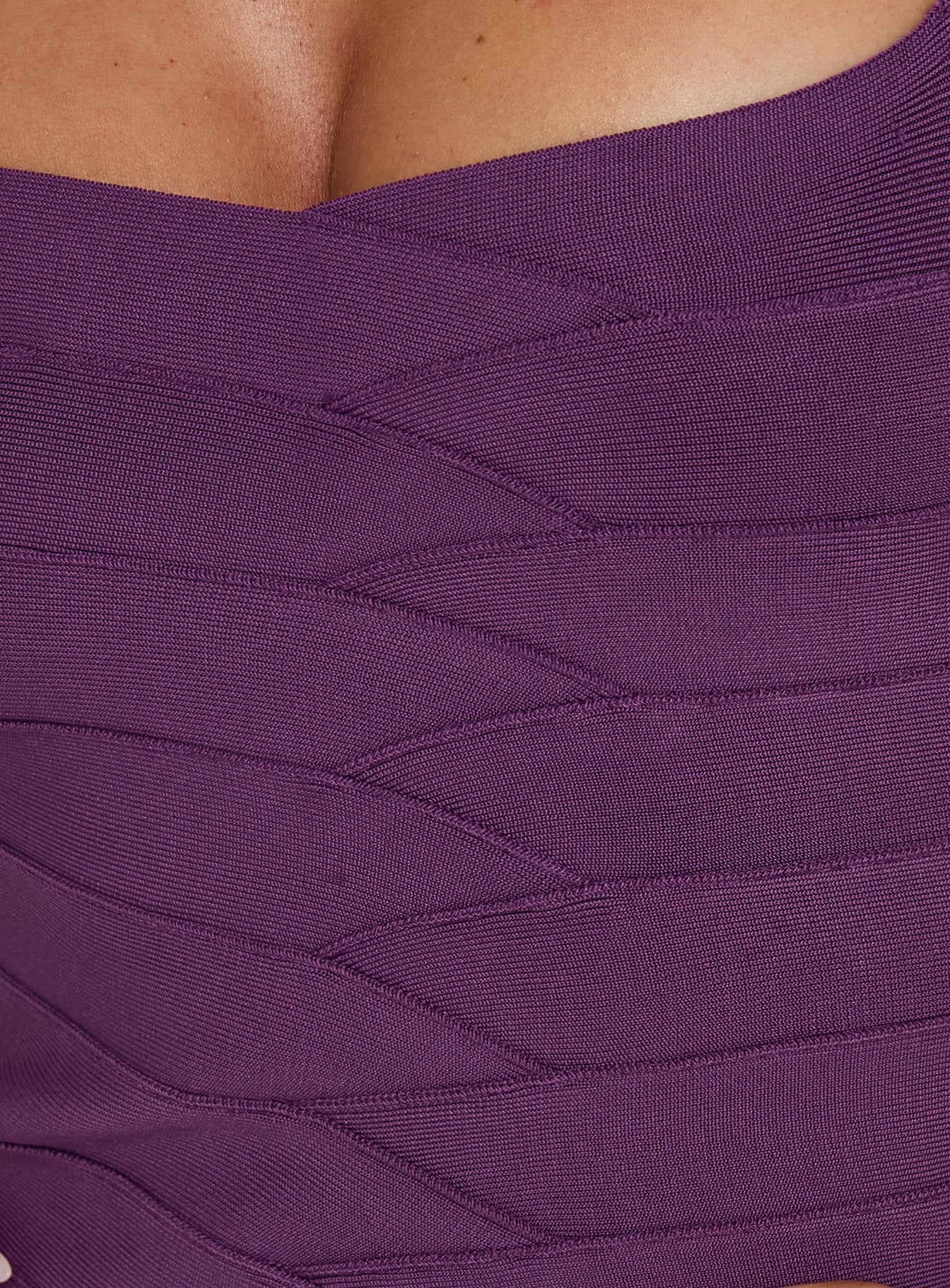 Izabette Halter Bandage Mini Dress Fresh Purple - FASHION NOB