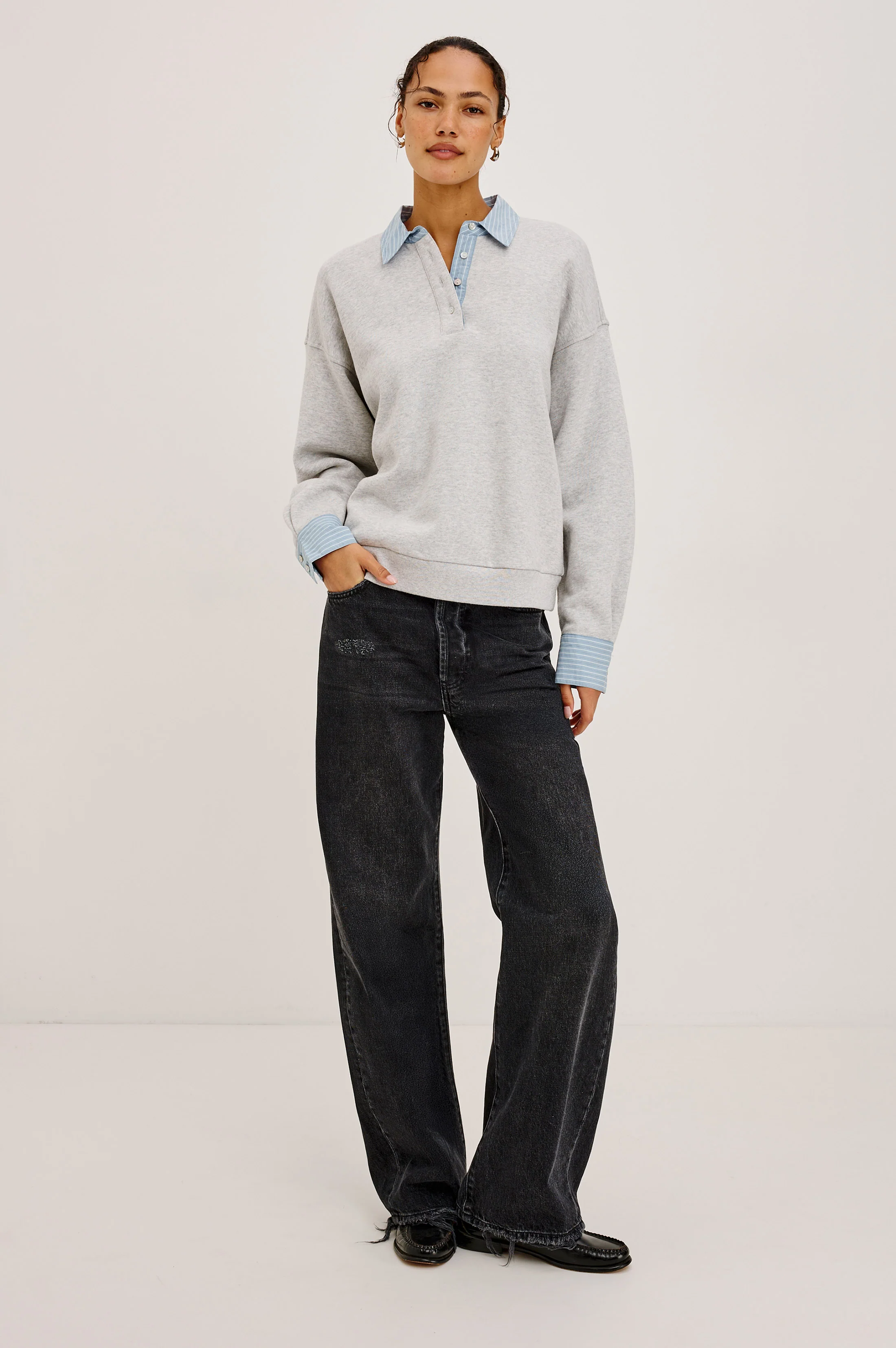 Zavier Sweatshirt - Heather Grey