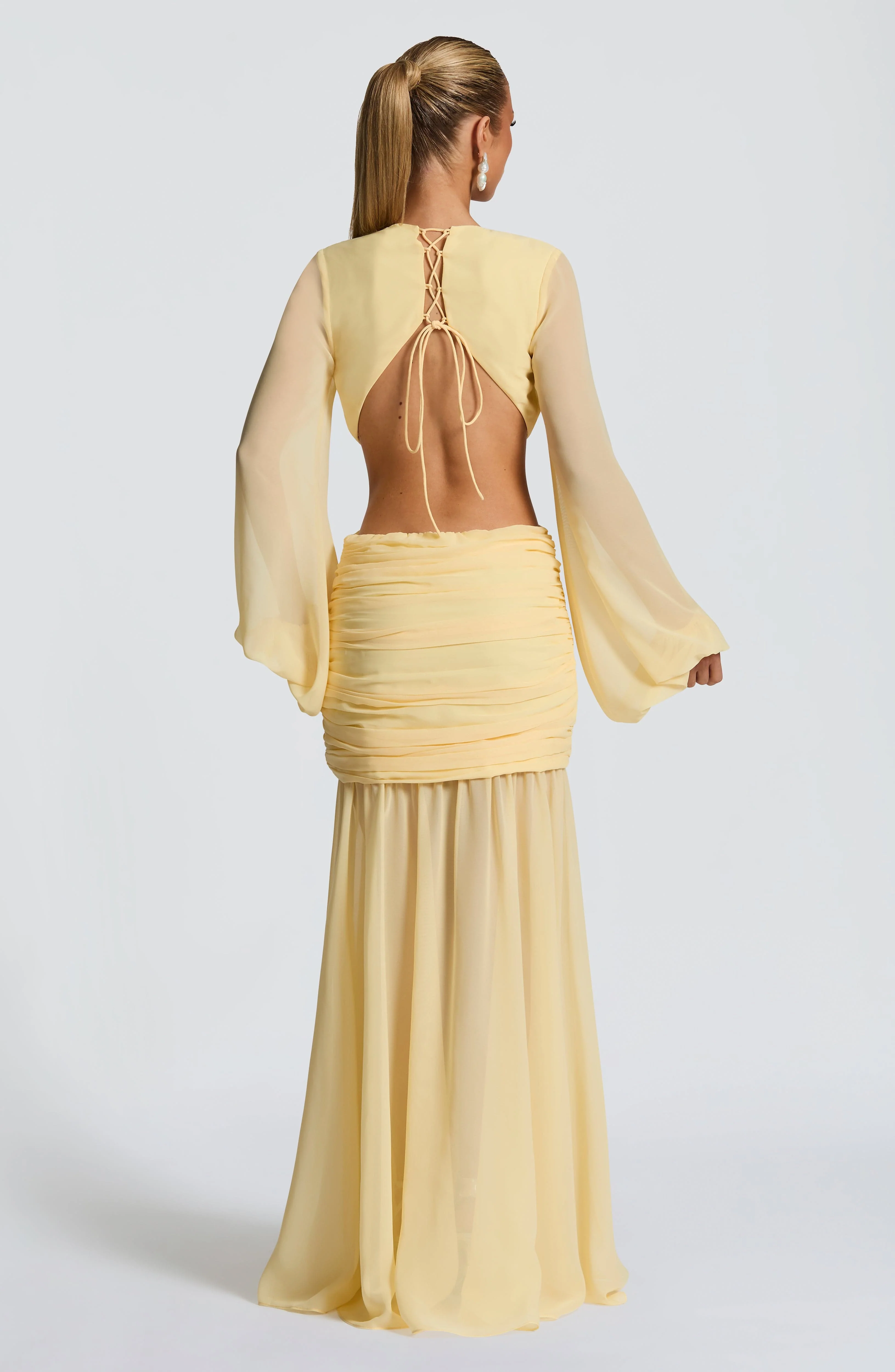 Andrina Maxi Dress - Lemon
