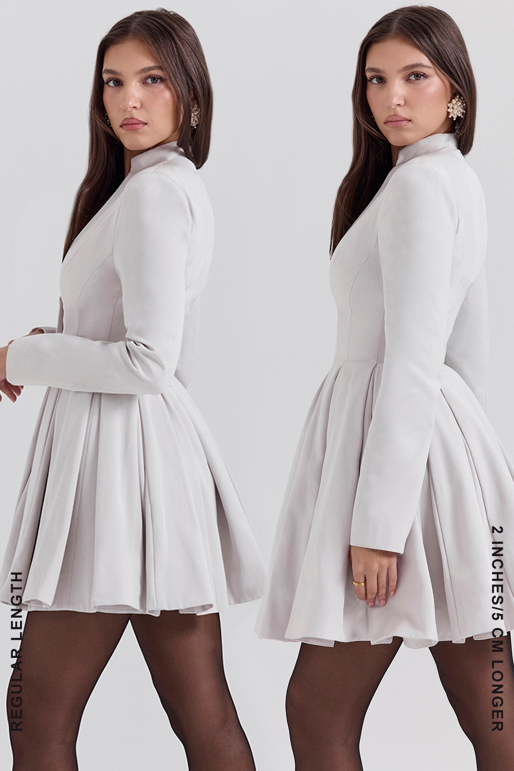 French Dove Contour Mini Dress