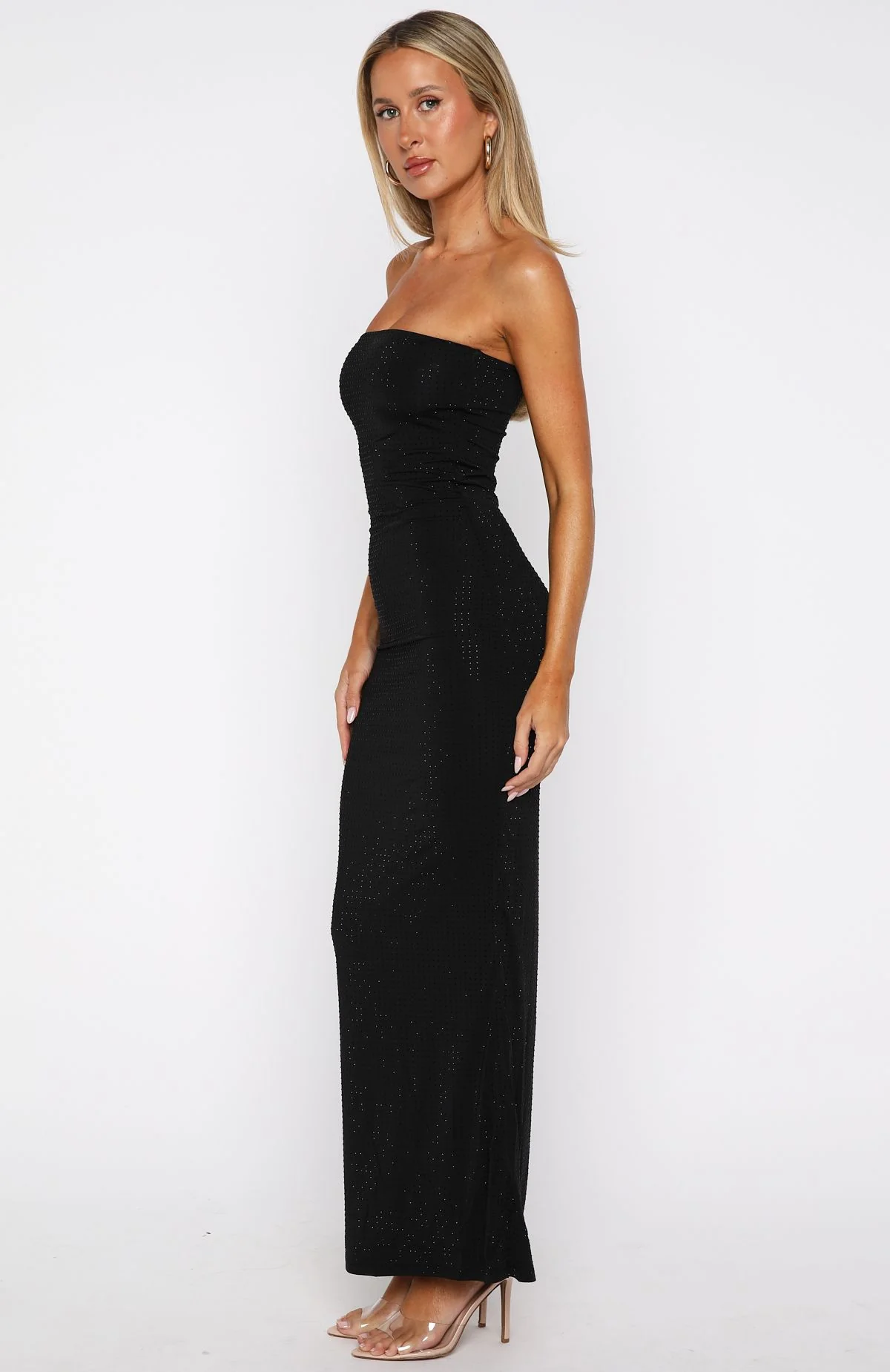 Platinum Maxi Dress Black