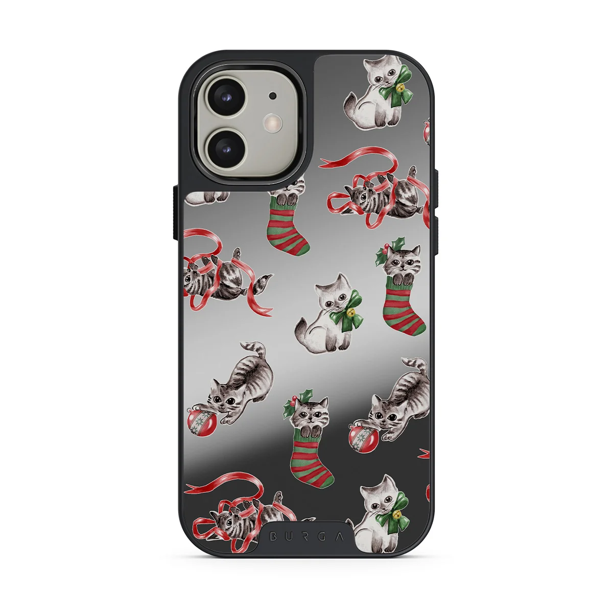 Merry Kitty - iPhone 12 ケース