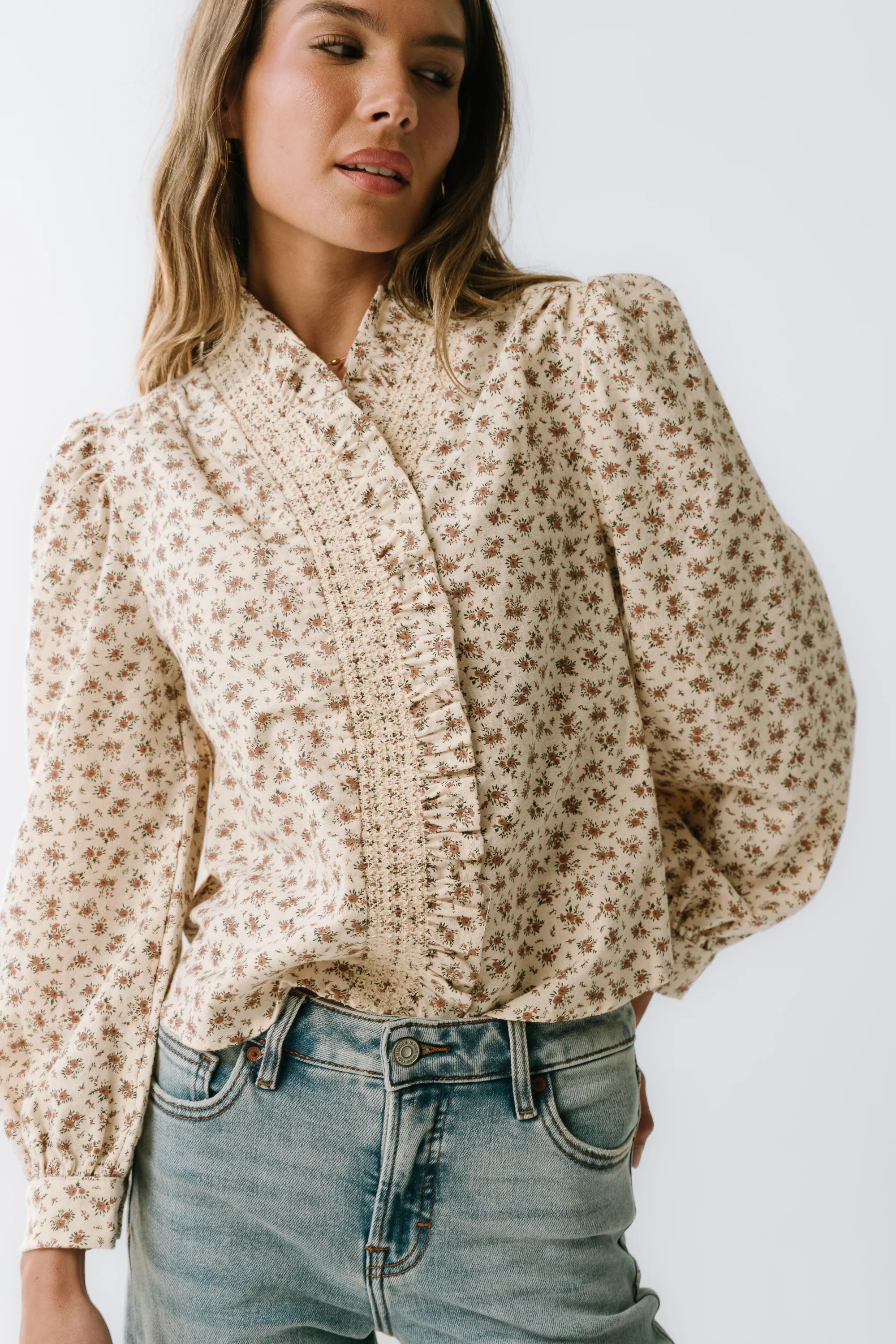 Johna Ruffle Blouse
