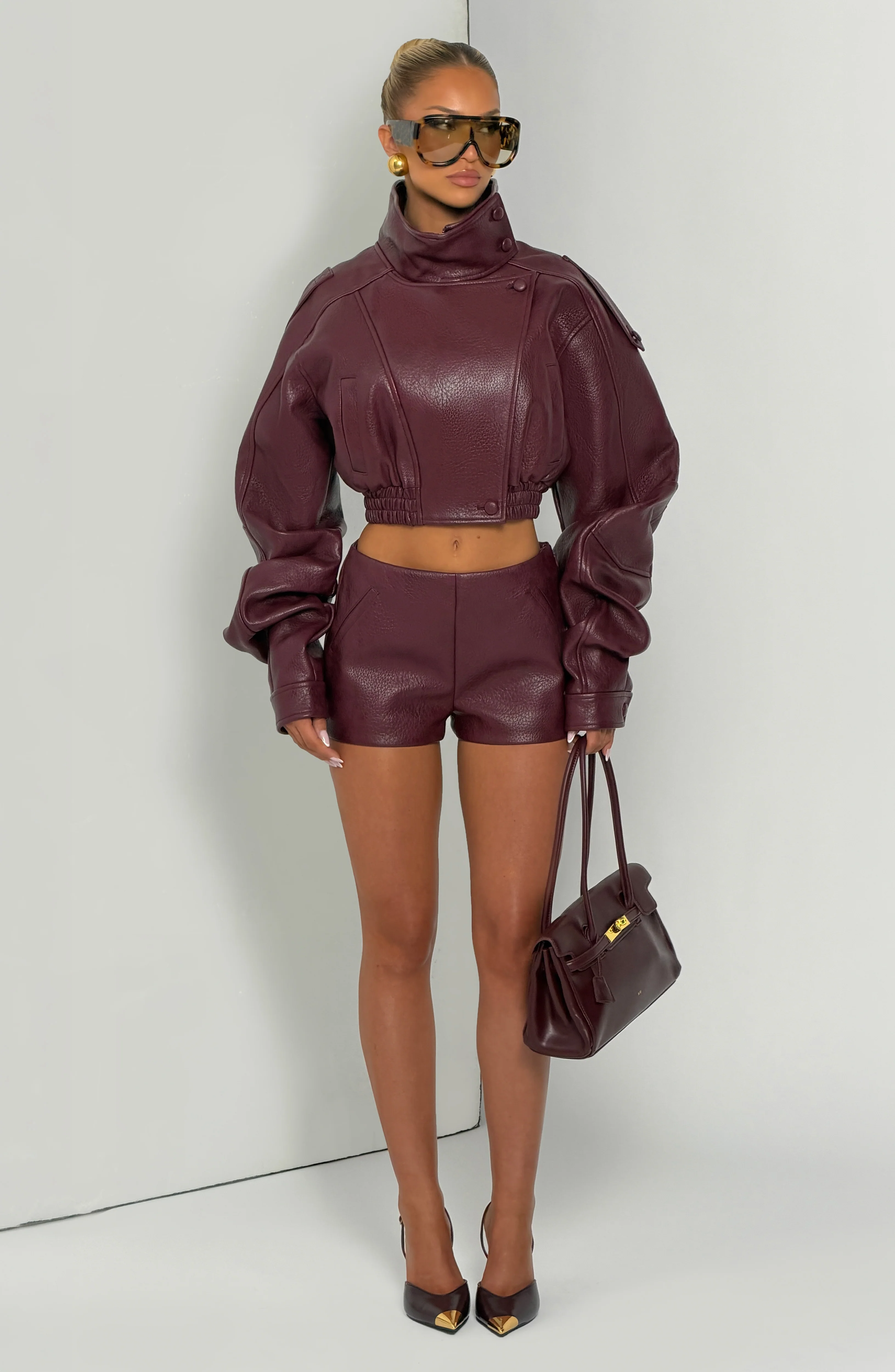 Bailey Jacket - Cherry Lacquer