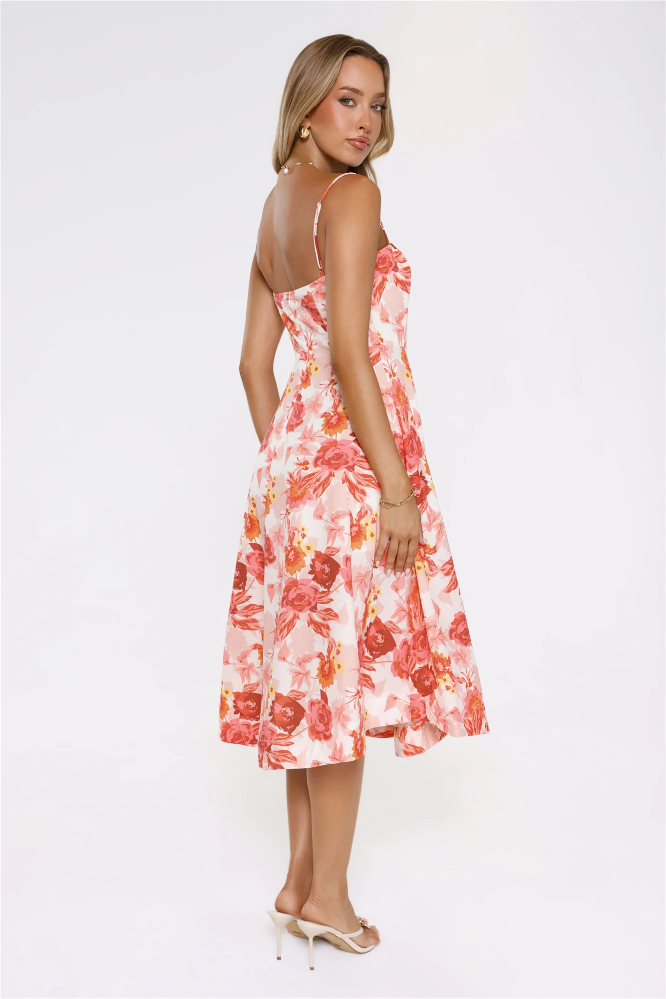 Vintage Find Midi Dress Orange