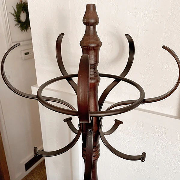 Vintage Inspired Entryway Coat Rack