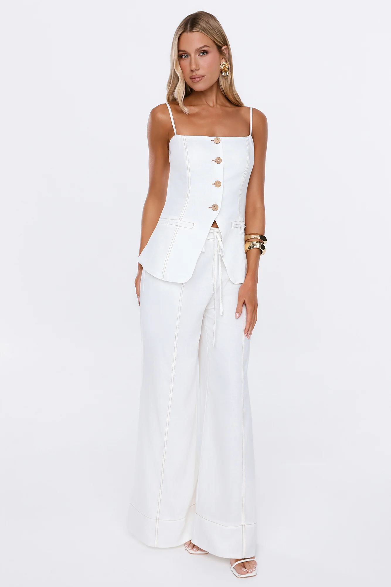 Hot Girl Mode Set White