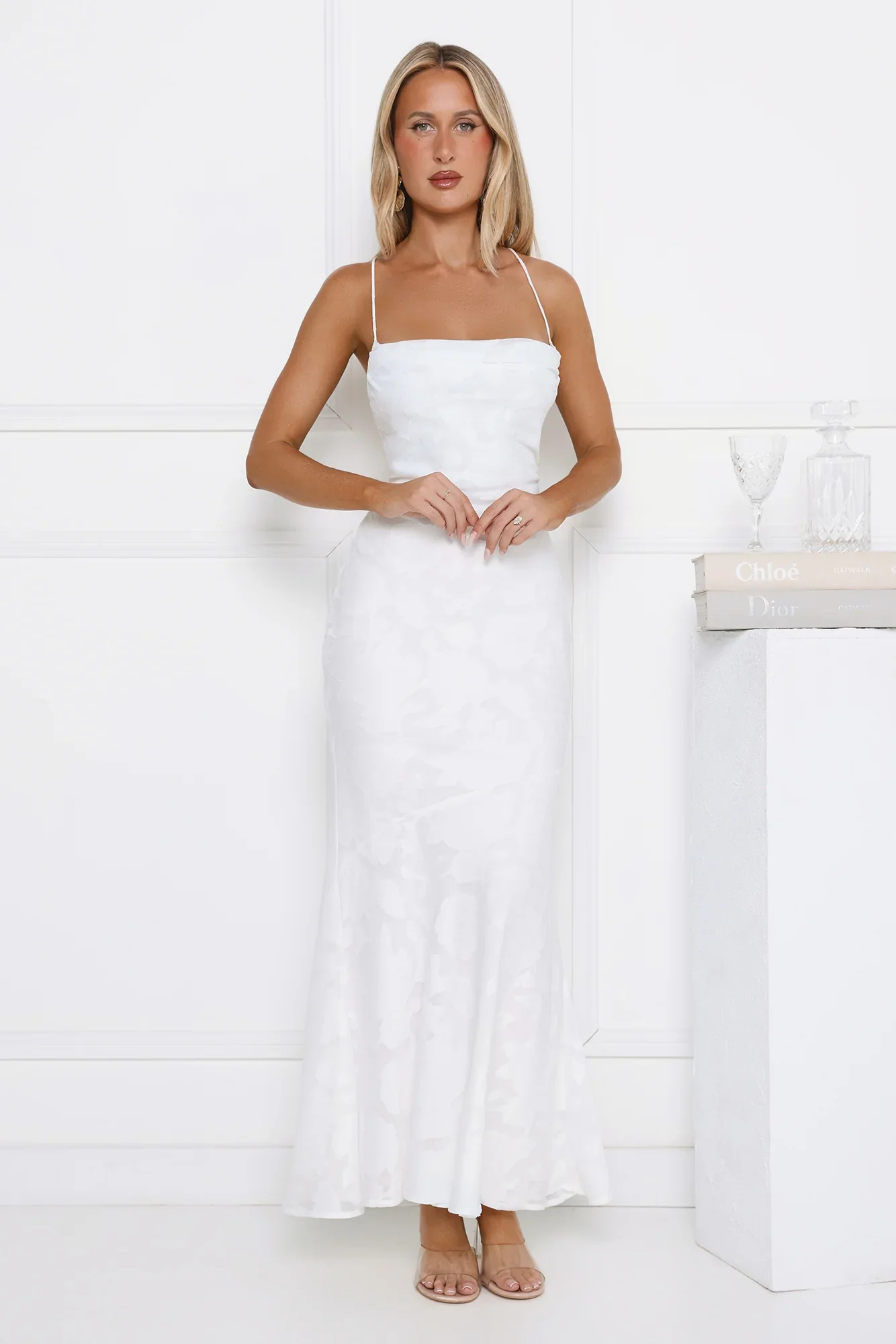 Bridge To Wonderland Maxi Dress White