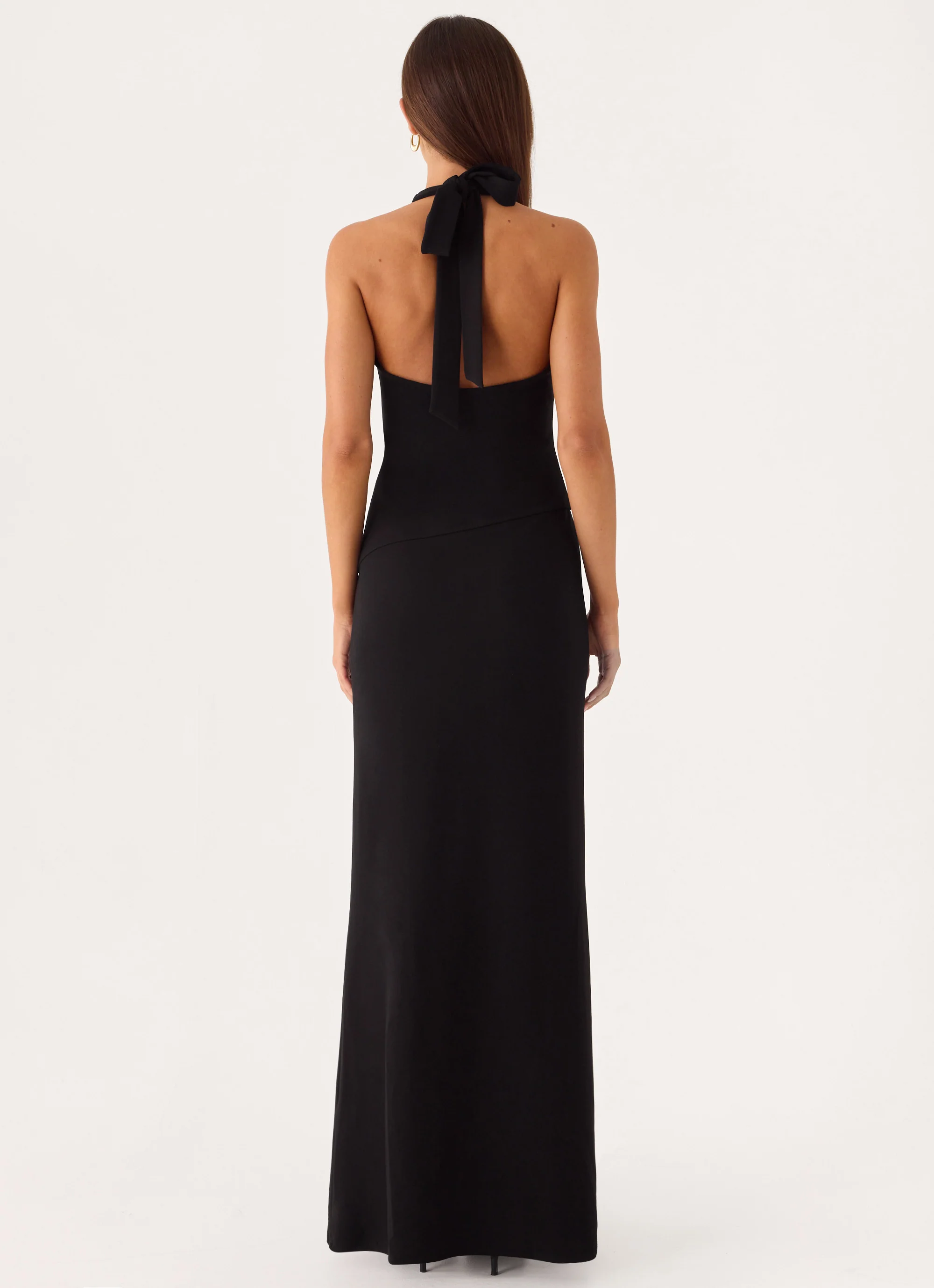 Nardin Maxi Dress - Black - luluinthesky