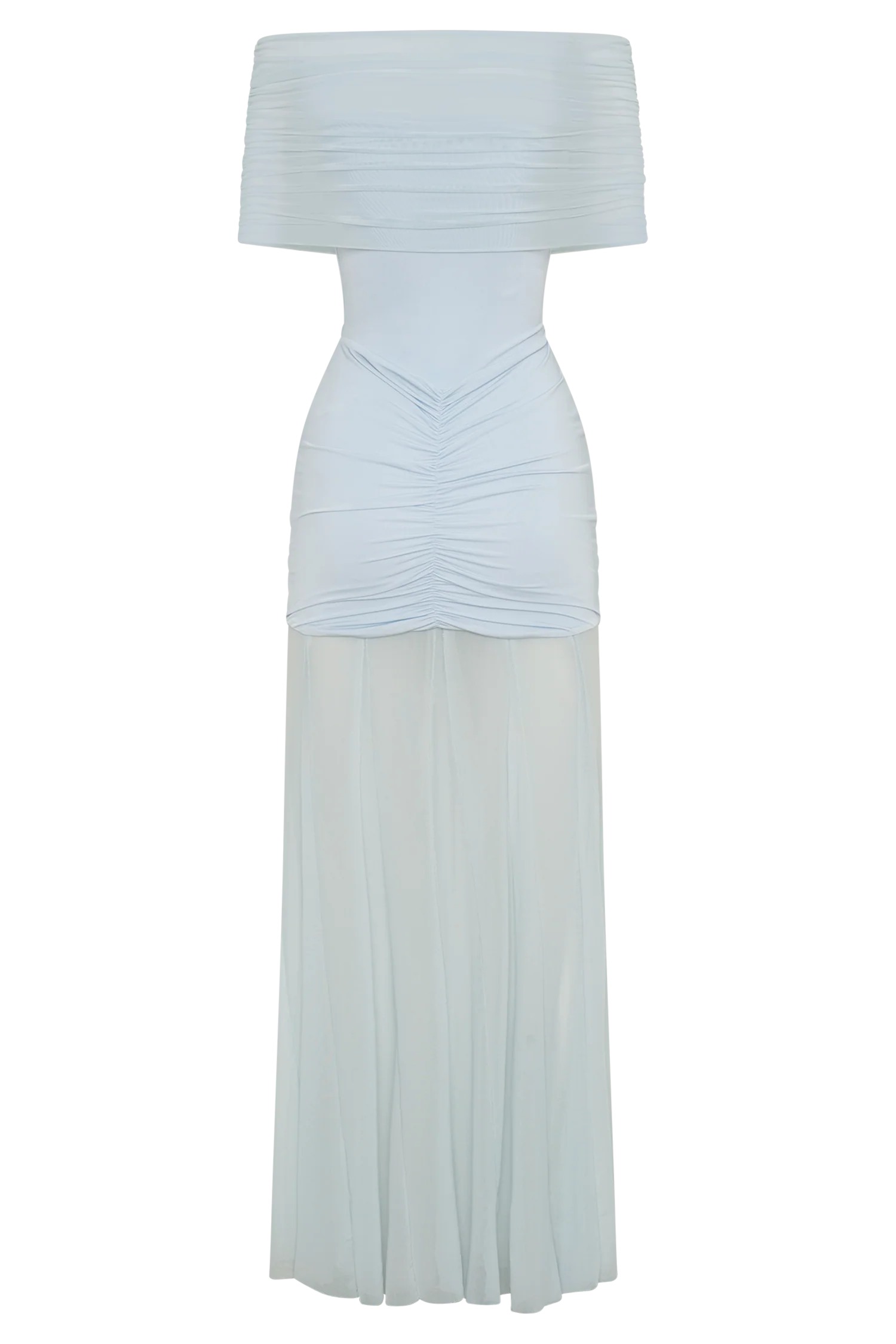 Caspian-Slinky-And-Mesh-Off-Shoulder-Maxi-Dress-Pale-Blue