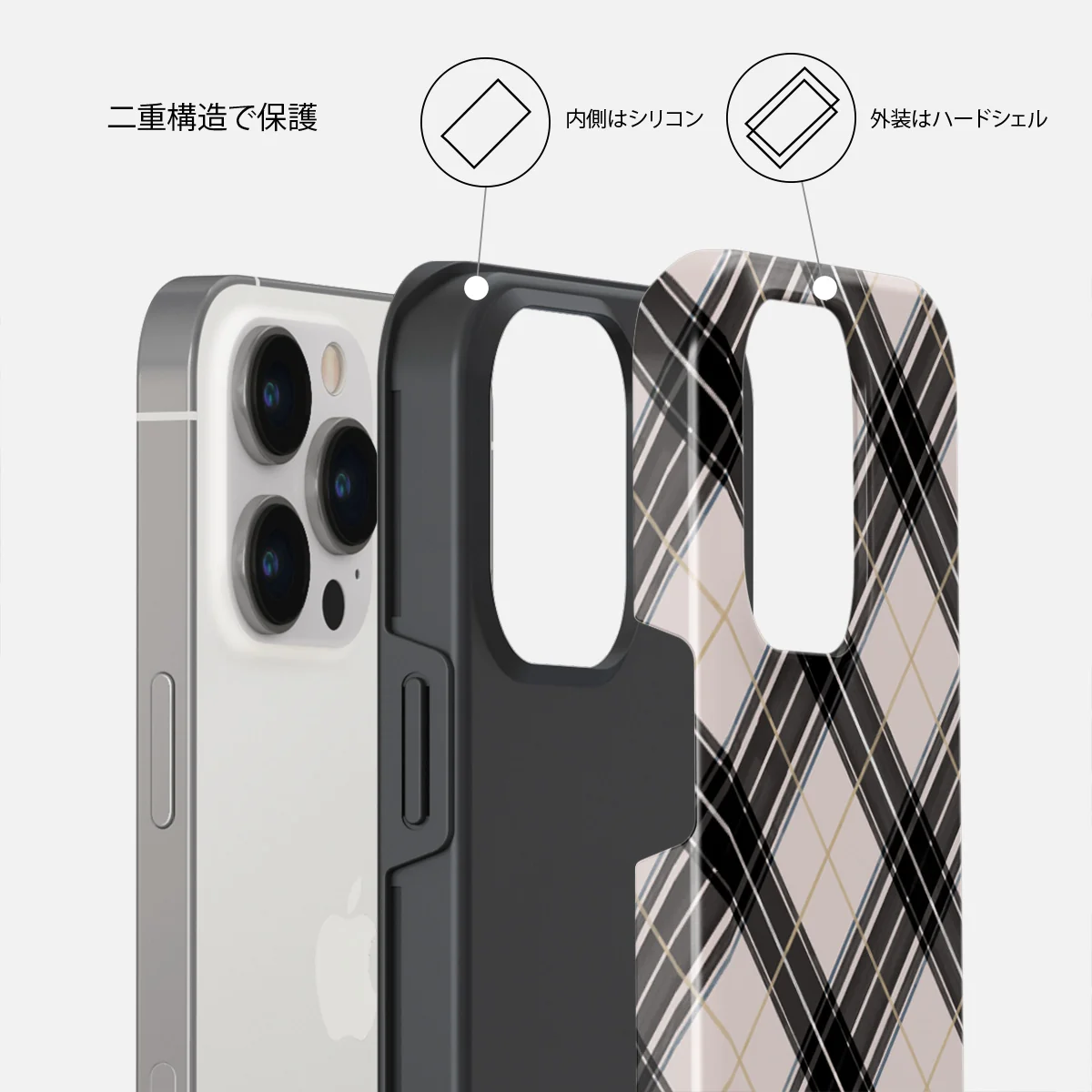 Plaid Please - iPhone 14 Pro Max ケース