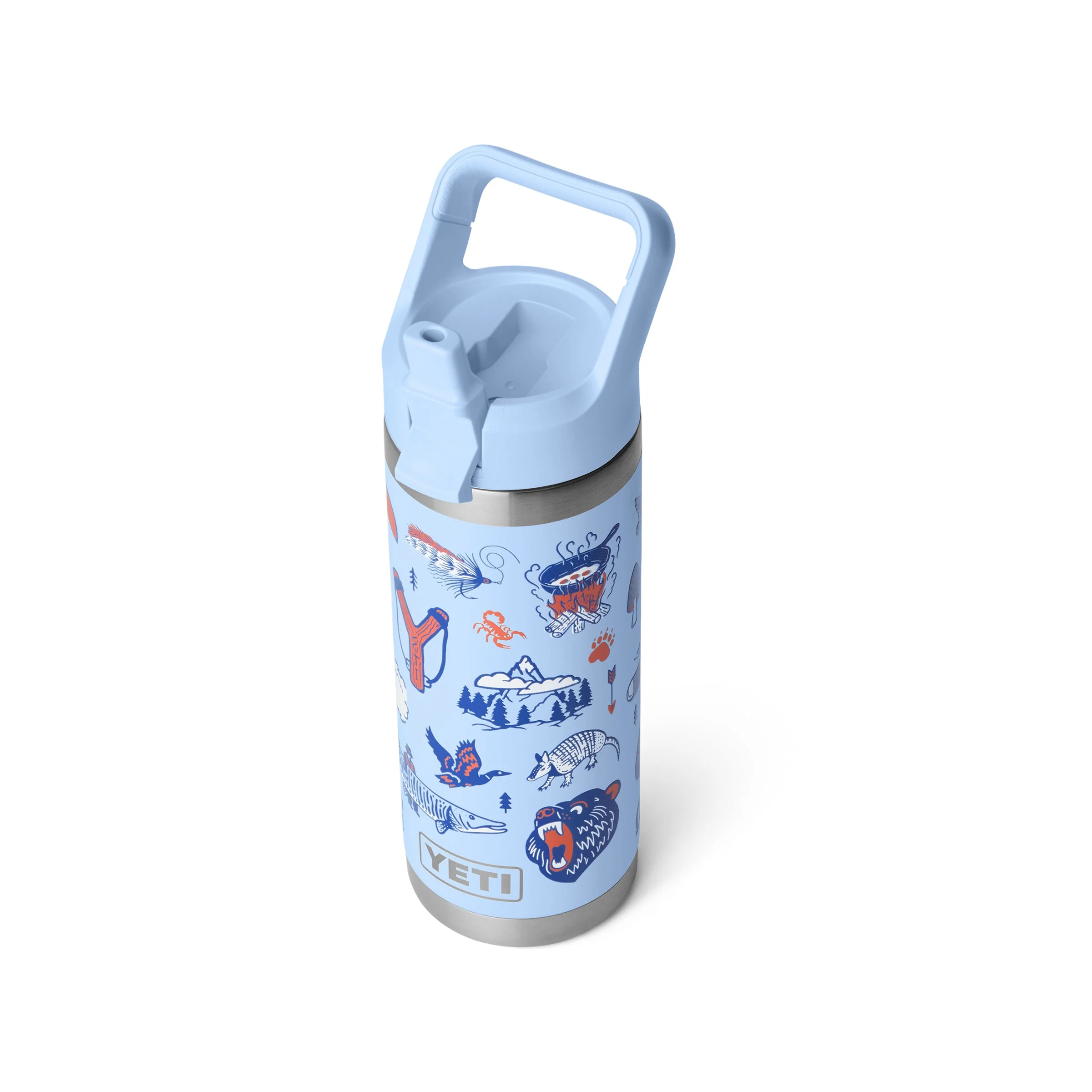 YETI Big Sky Summer Camp Rambler 18oz Straw Bottle - luluinthesky