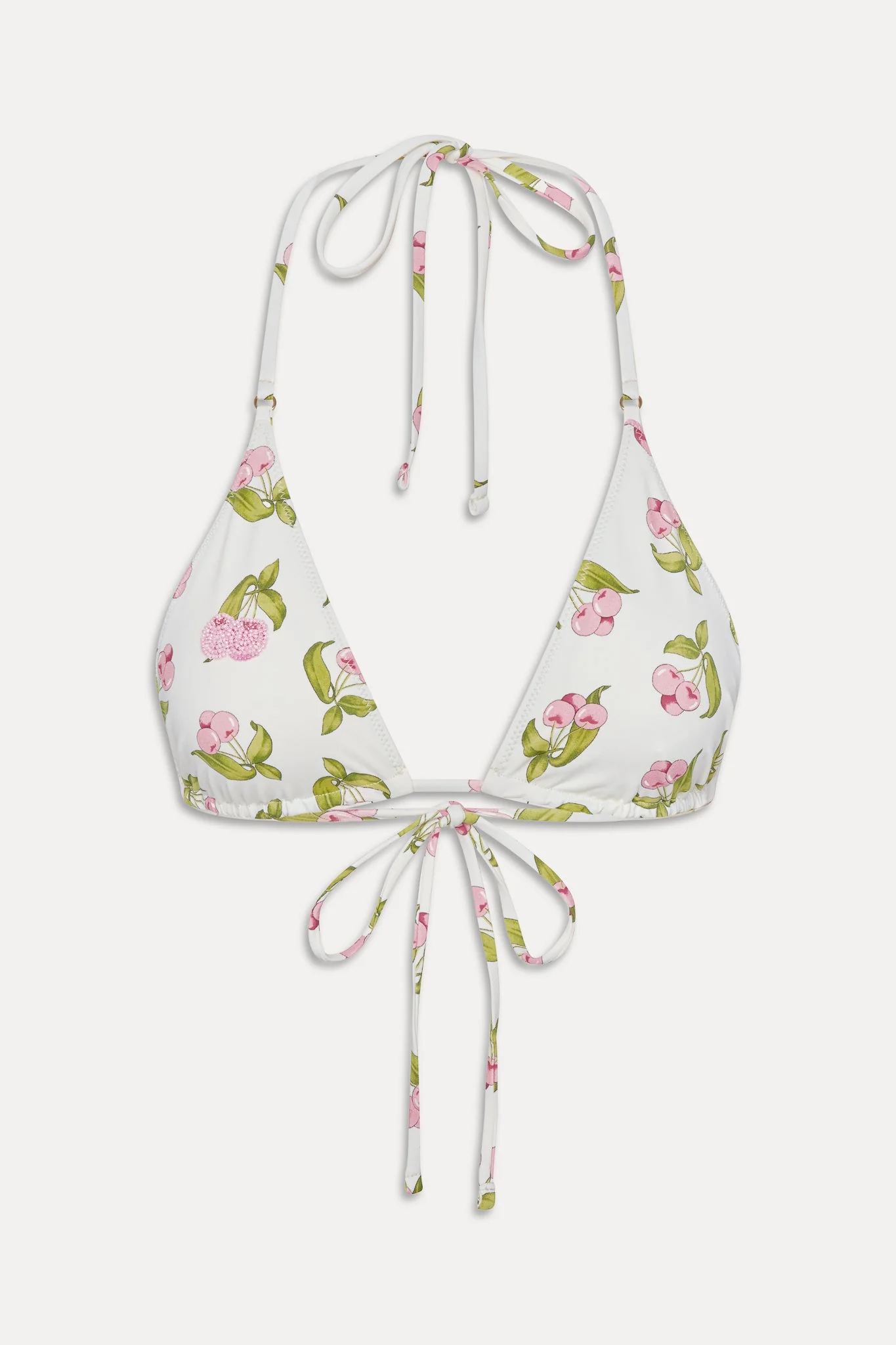 Grace Beaded Triangle Bikini Top - Cherry Picked