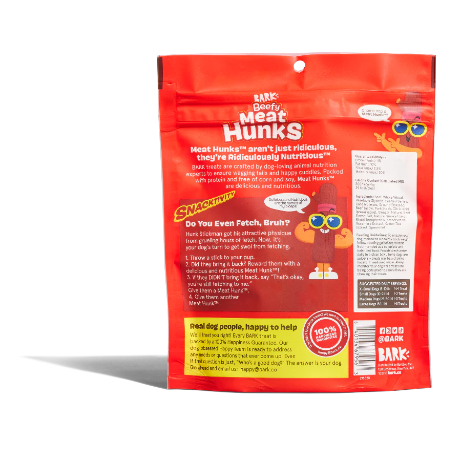 Beefy Meat Hunks™ Soft & Chewy Dog Treats, 10 Oz