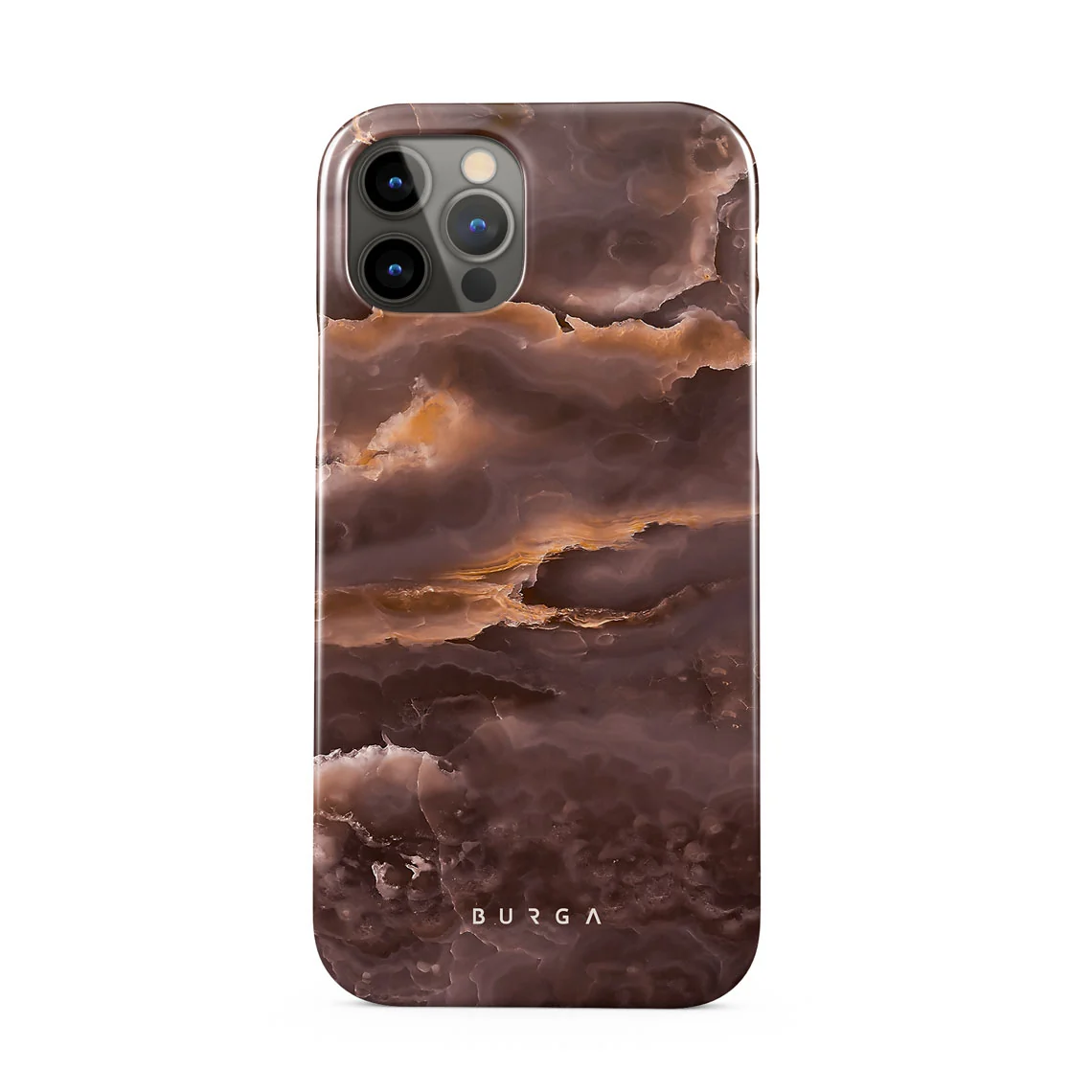 Fire Wood - Brown Marble iPhone 12 Pro Max ケース