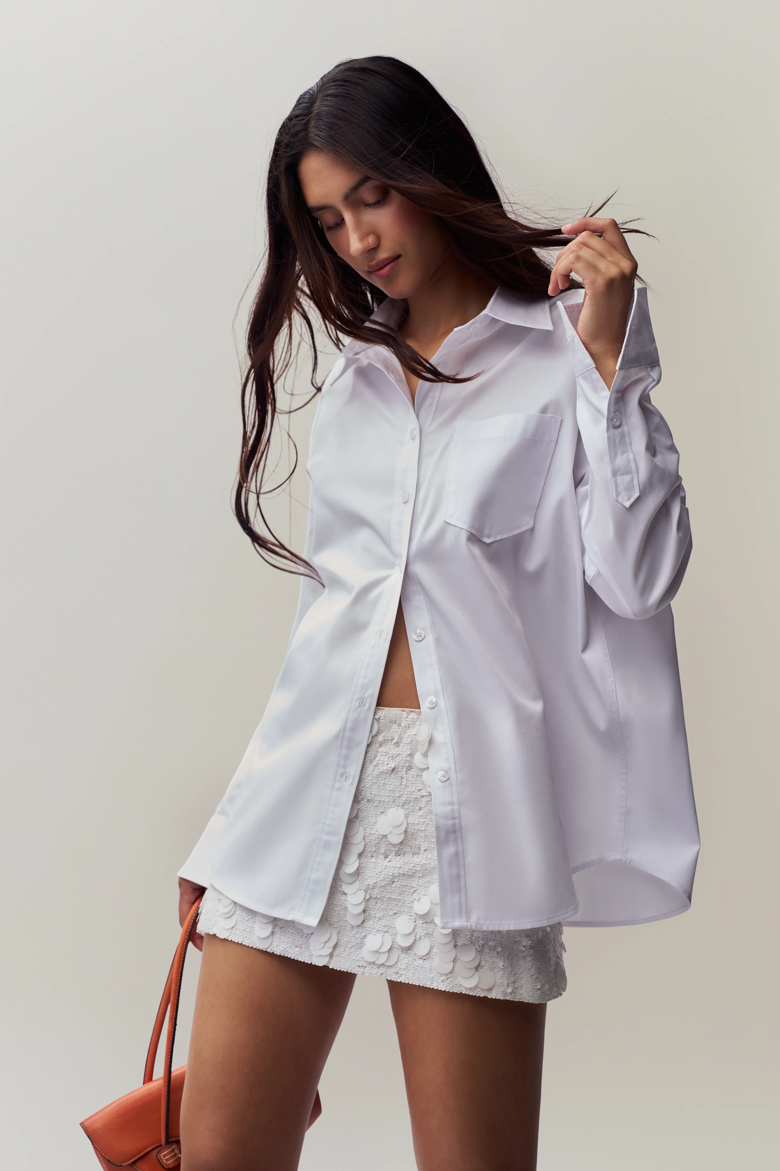 Low Rise Paillette Skirt - luluinthesky