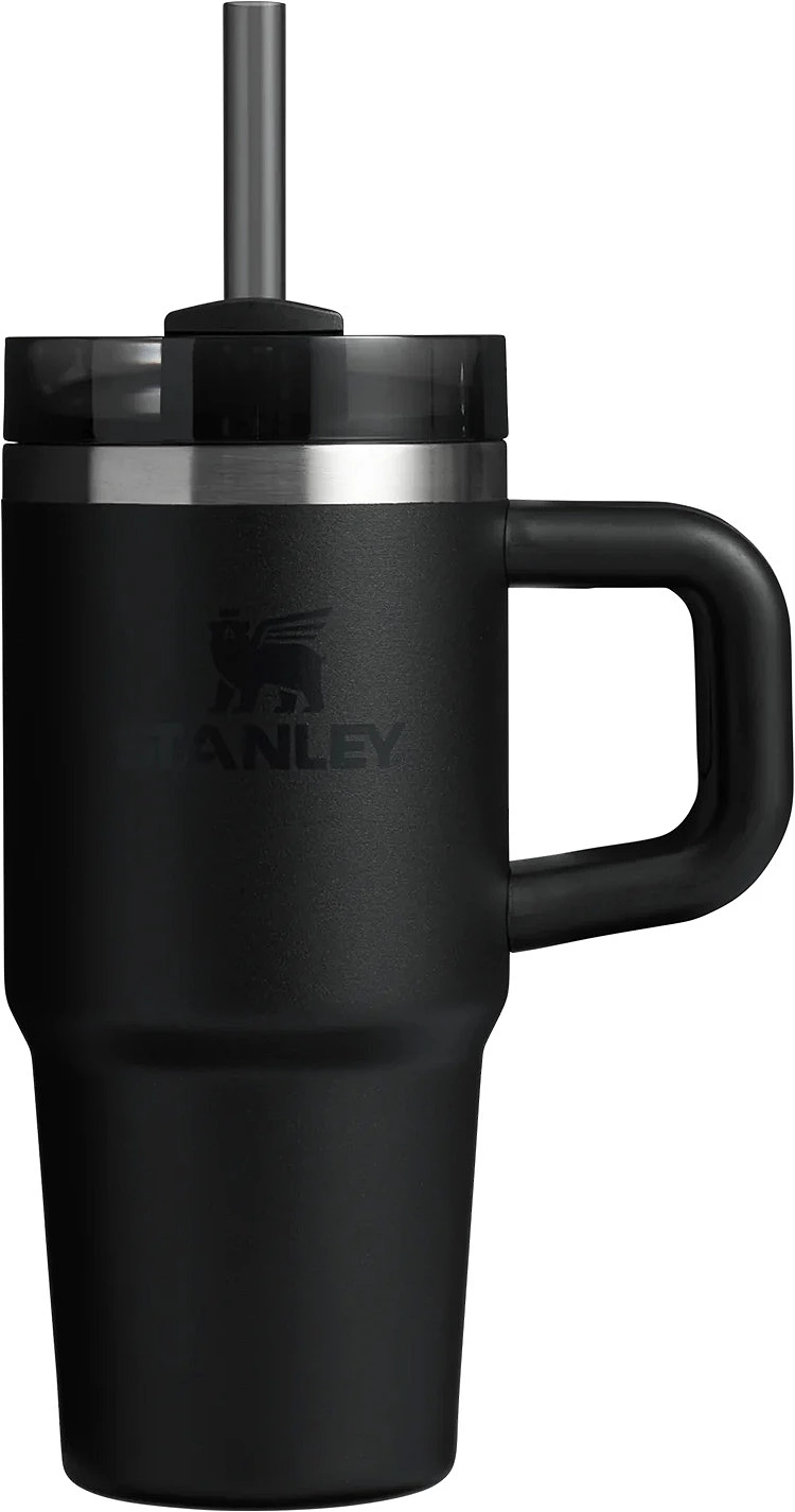 Stanley 20 oz. Quencher H2.0 FlowState Tumbler with Handle - Black 2