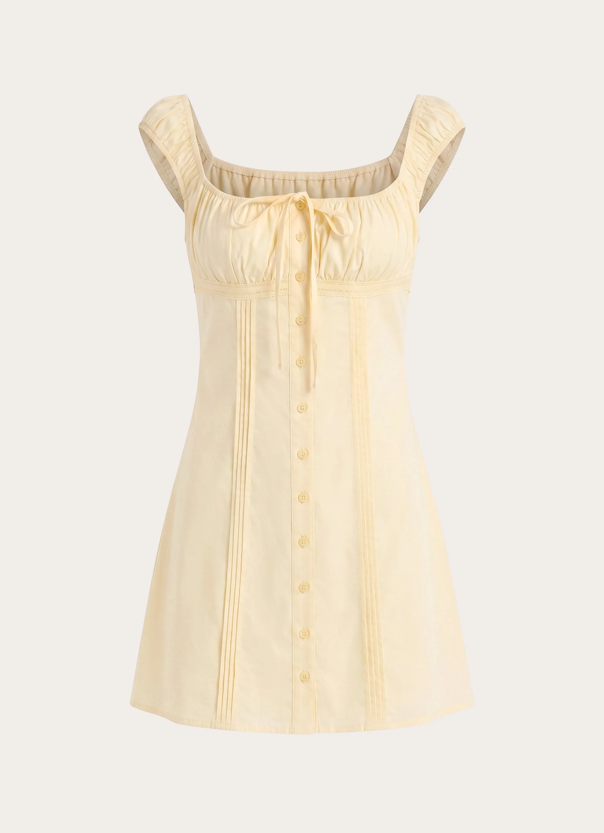 Fornarina Mini Dress - Lemon - luluinthesky