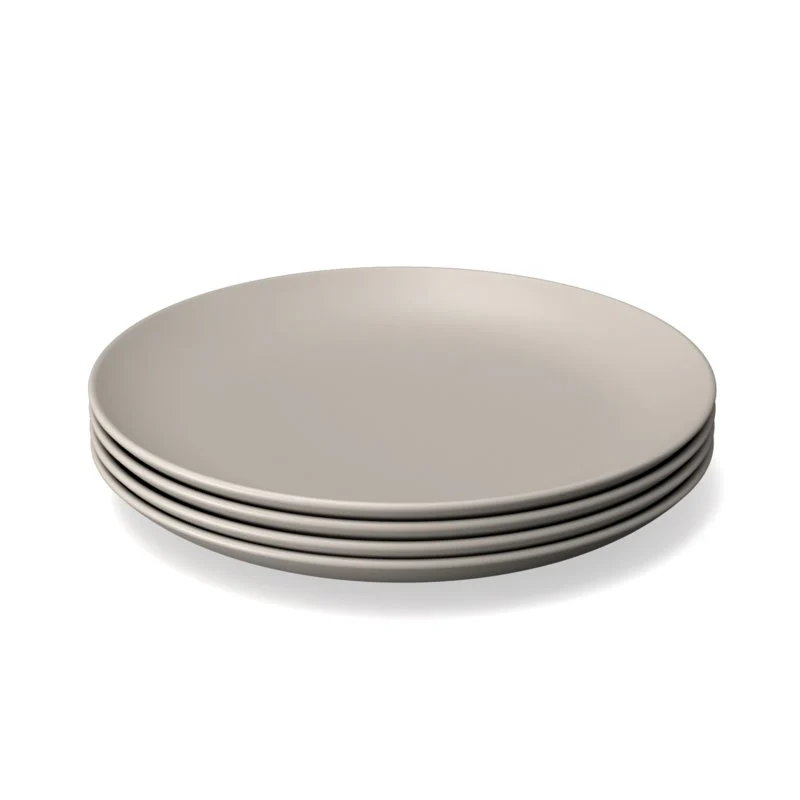 Vogeelle Round Medium Plate - Stone