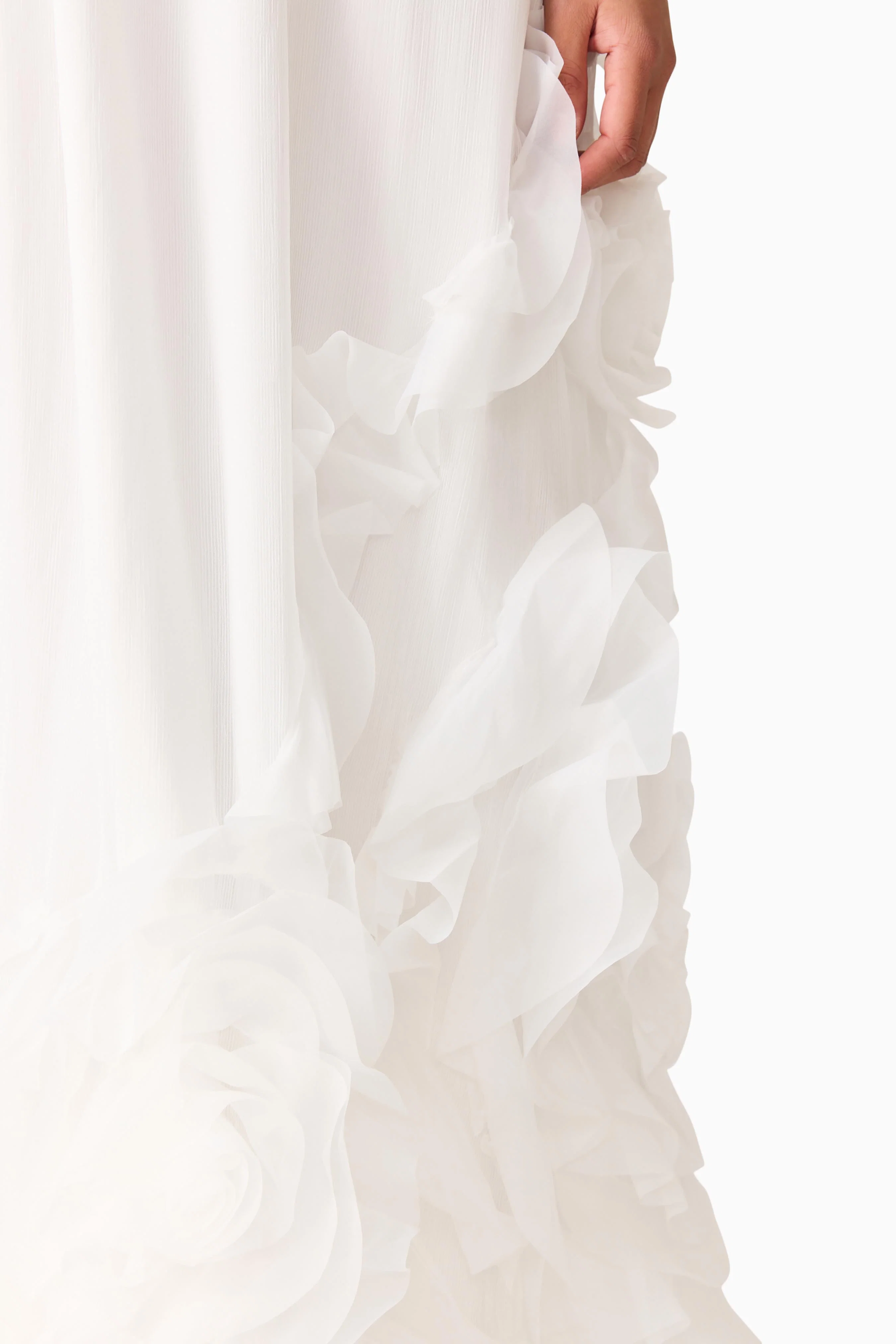 Evelin Halter Gown in White