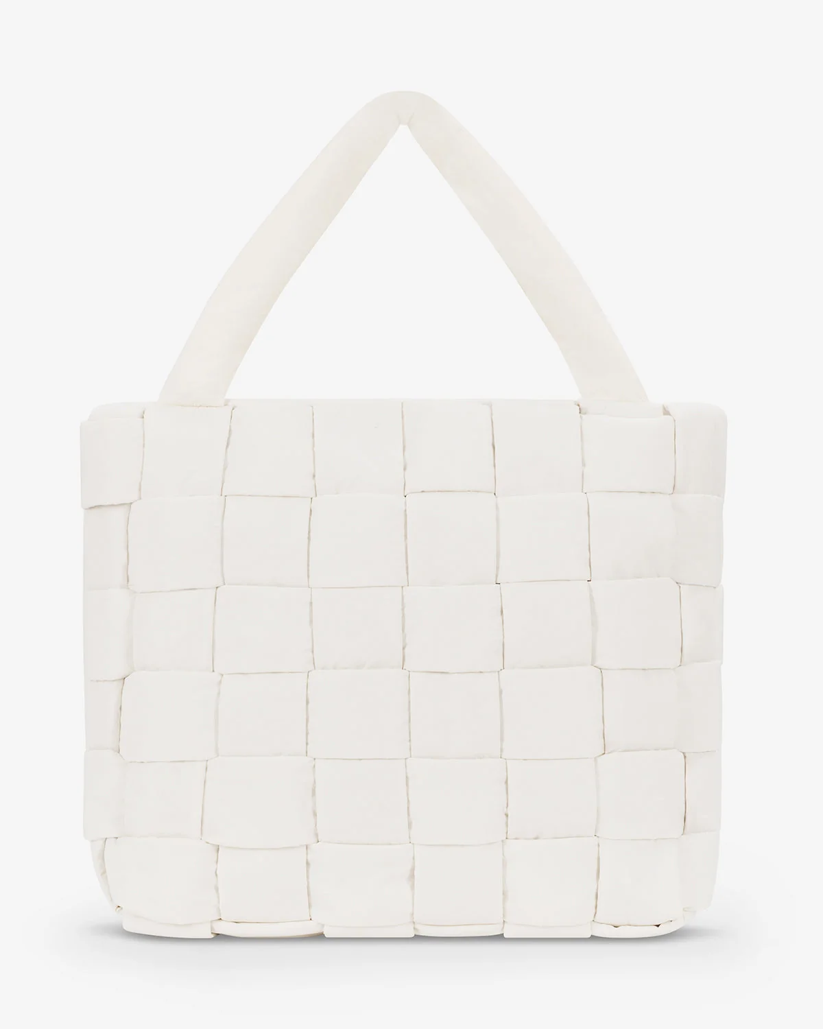 Puffer Tote Bag | Vanilla