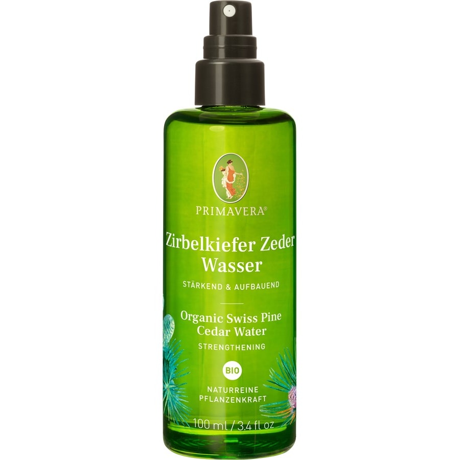 Primavera Organiczne wody roślinne Swiss stone sosna cedr woda organiczna