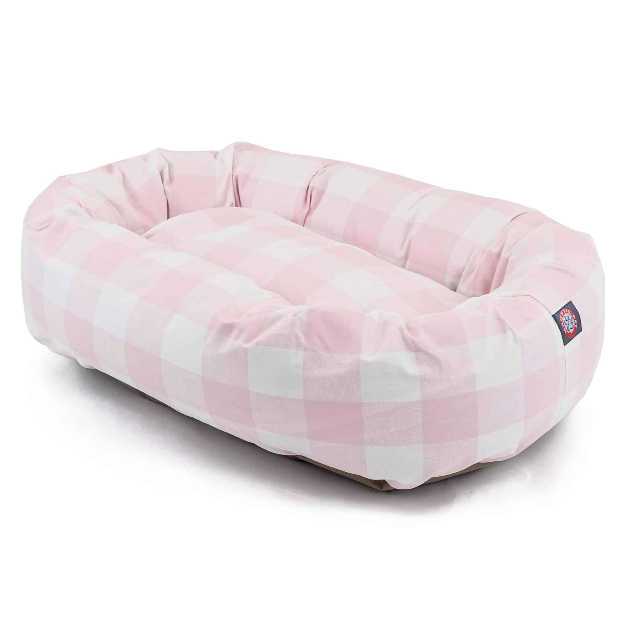 Anderson Check Bagel Dog Bed
