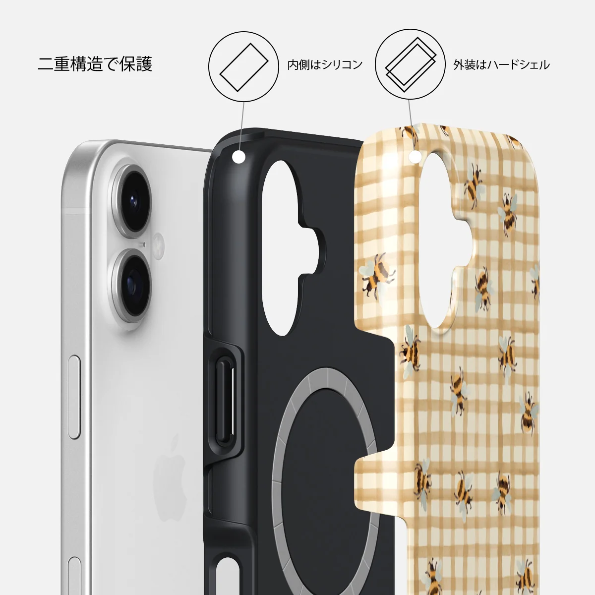 Honeycomb - iPhone 17 ケース