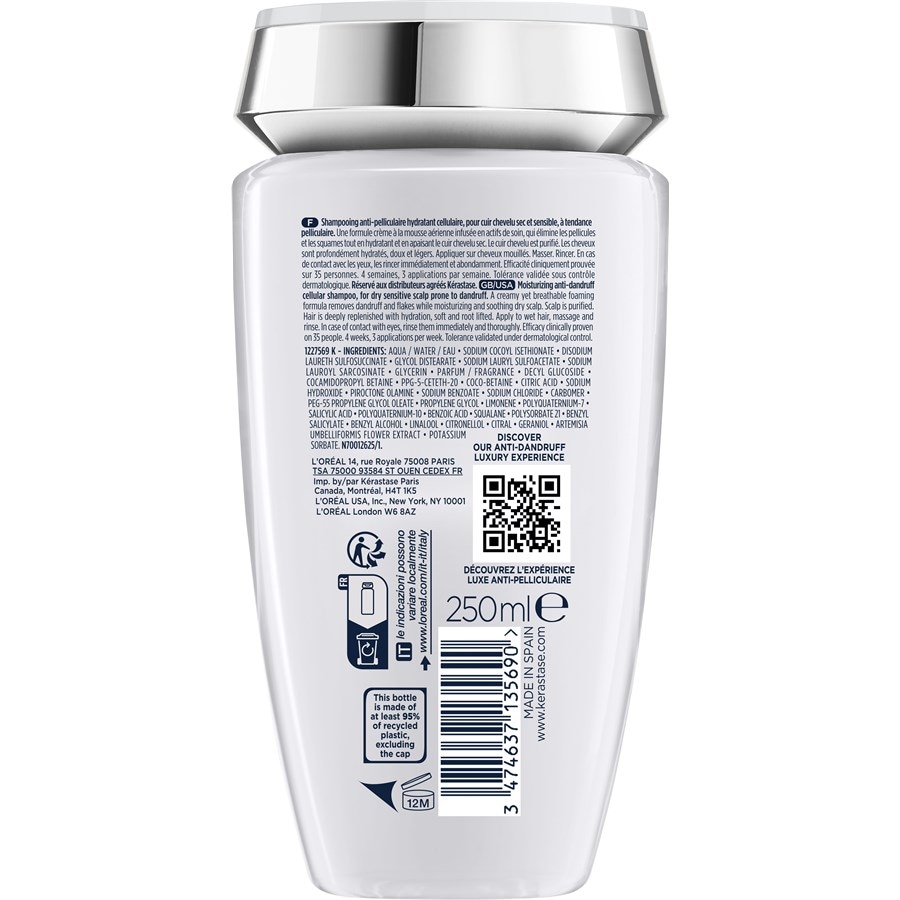 Kérastase Symbiose Bain Crème Anti-Pelliculaire