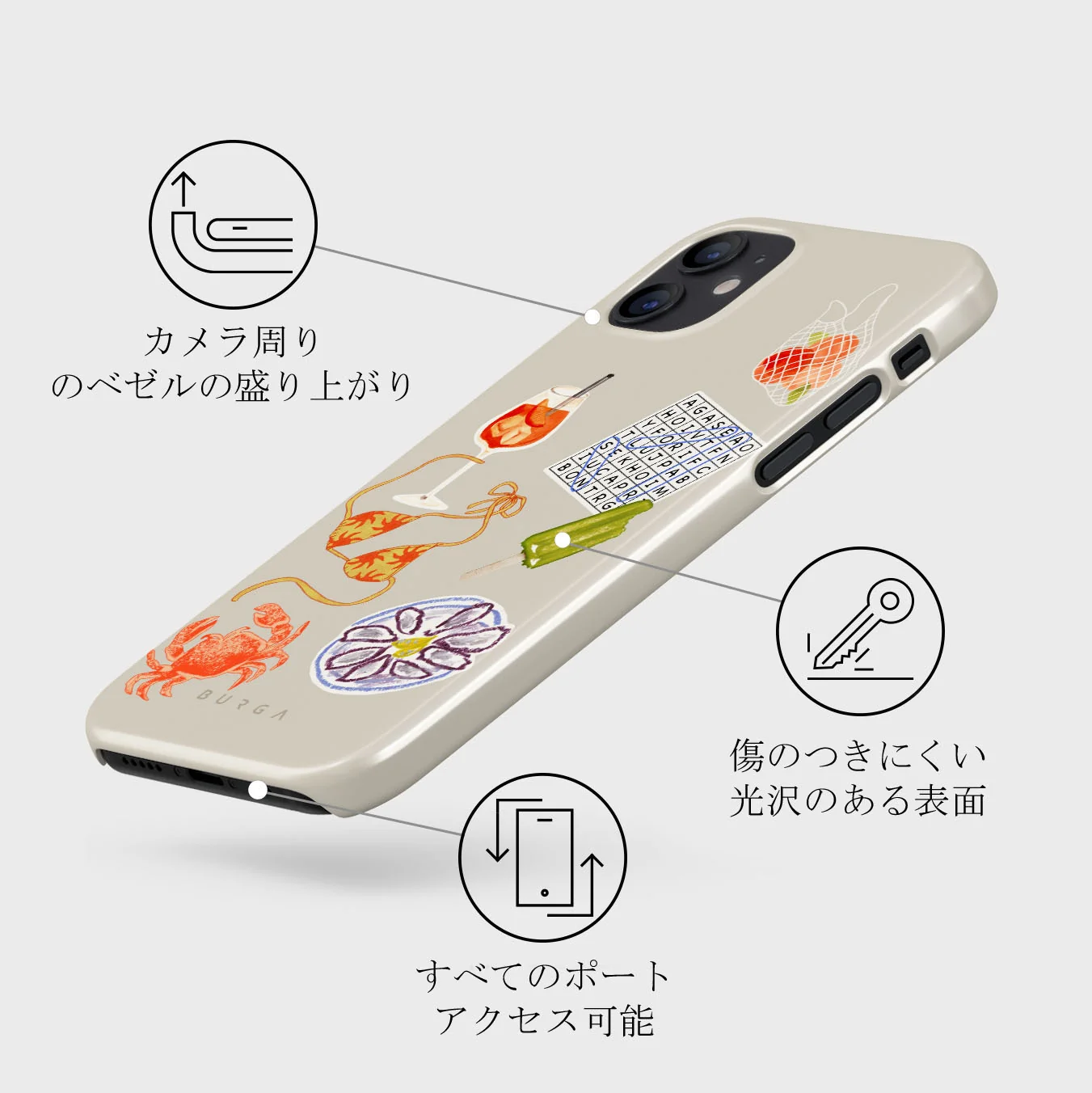 Seaside Muse - iPhone 12 Mini ケース