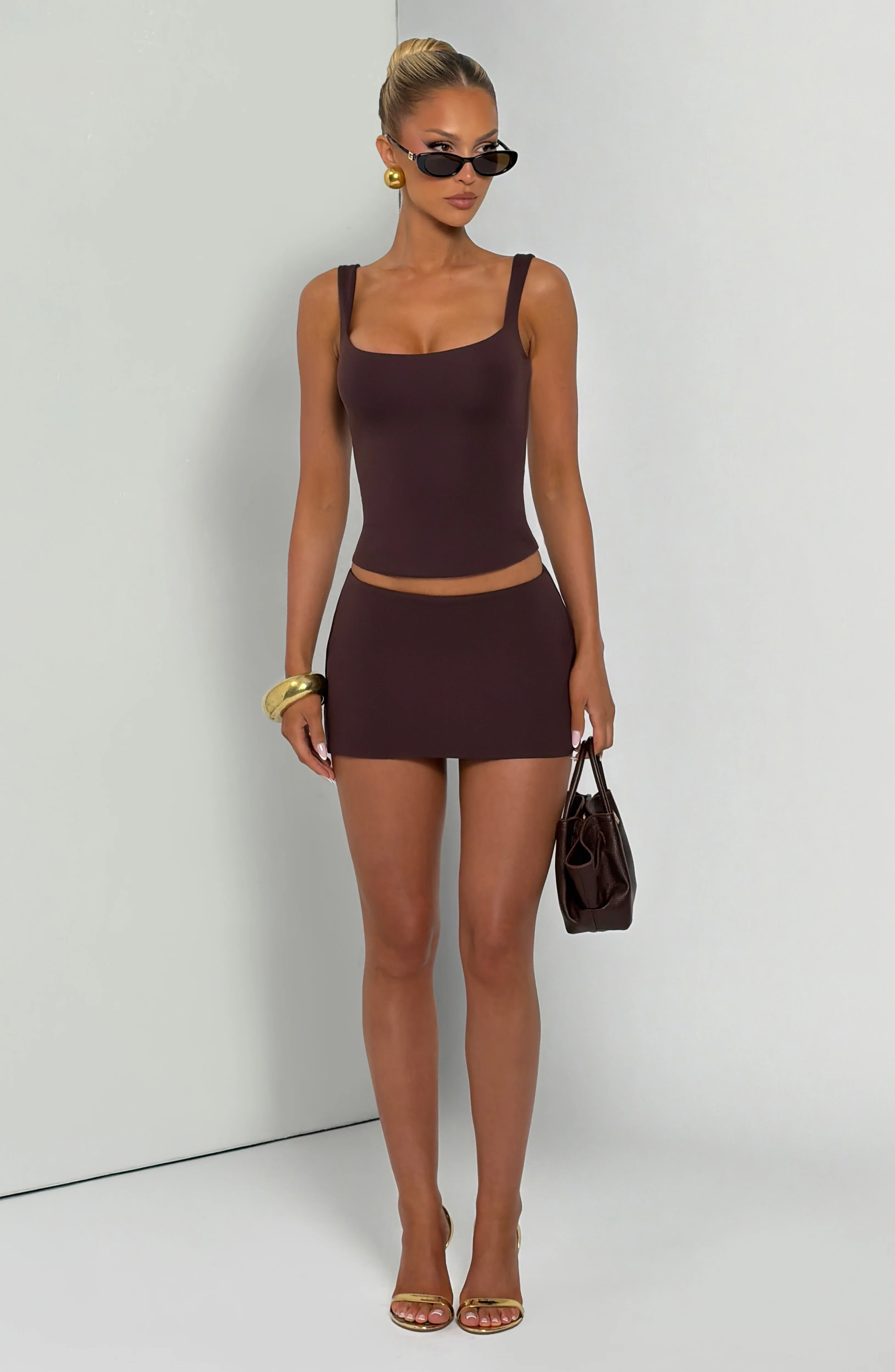 Bea Top - Plum Brown
