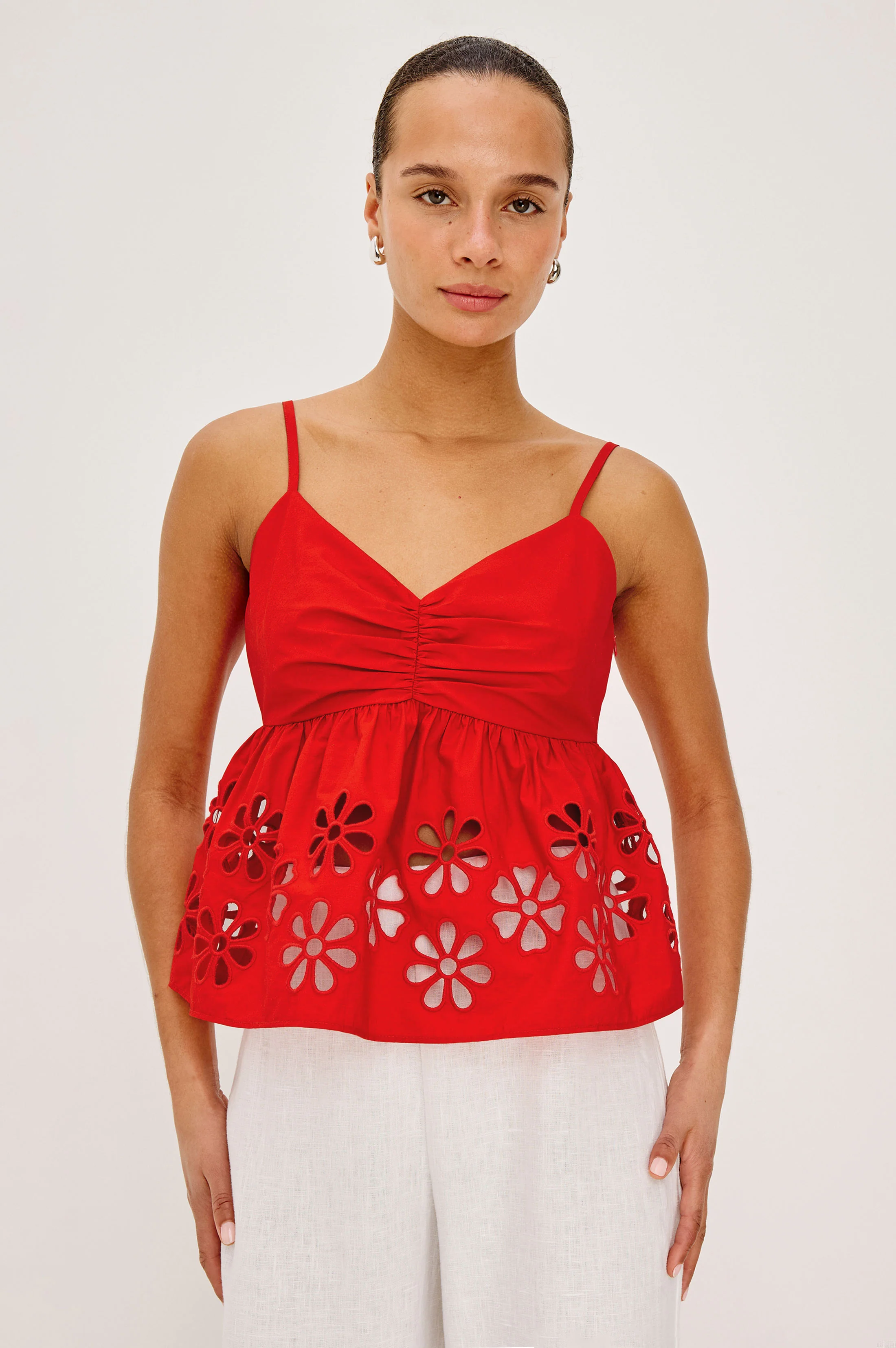 Meru Top - Scarlet