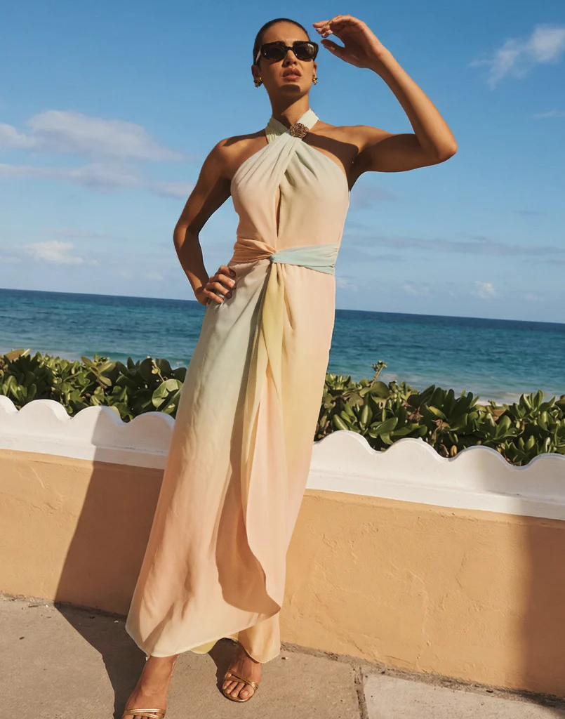 Mojito Halter Gown