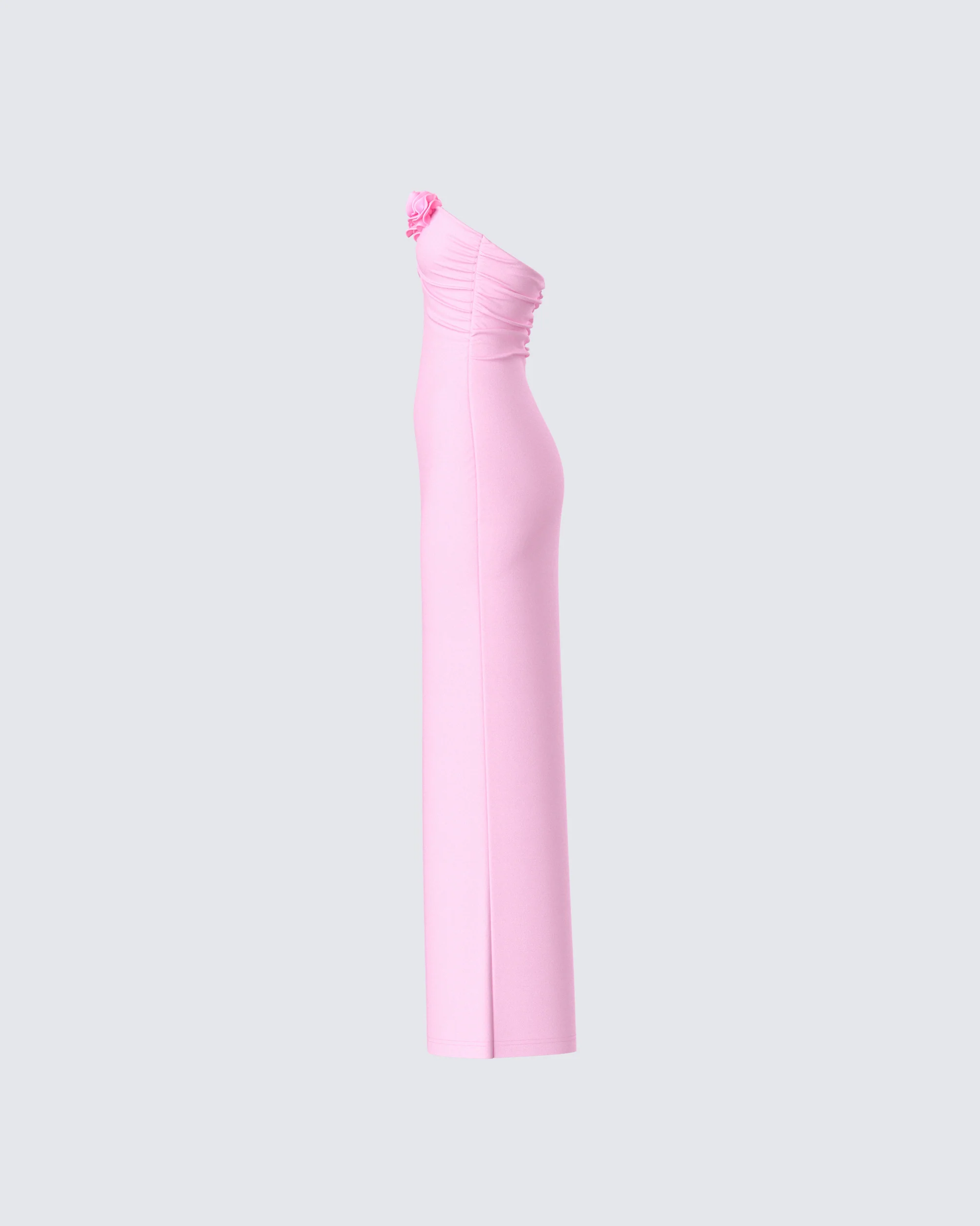 Veida Pink Flower Applique Dress