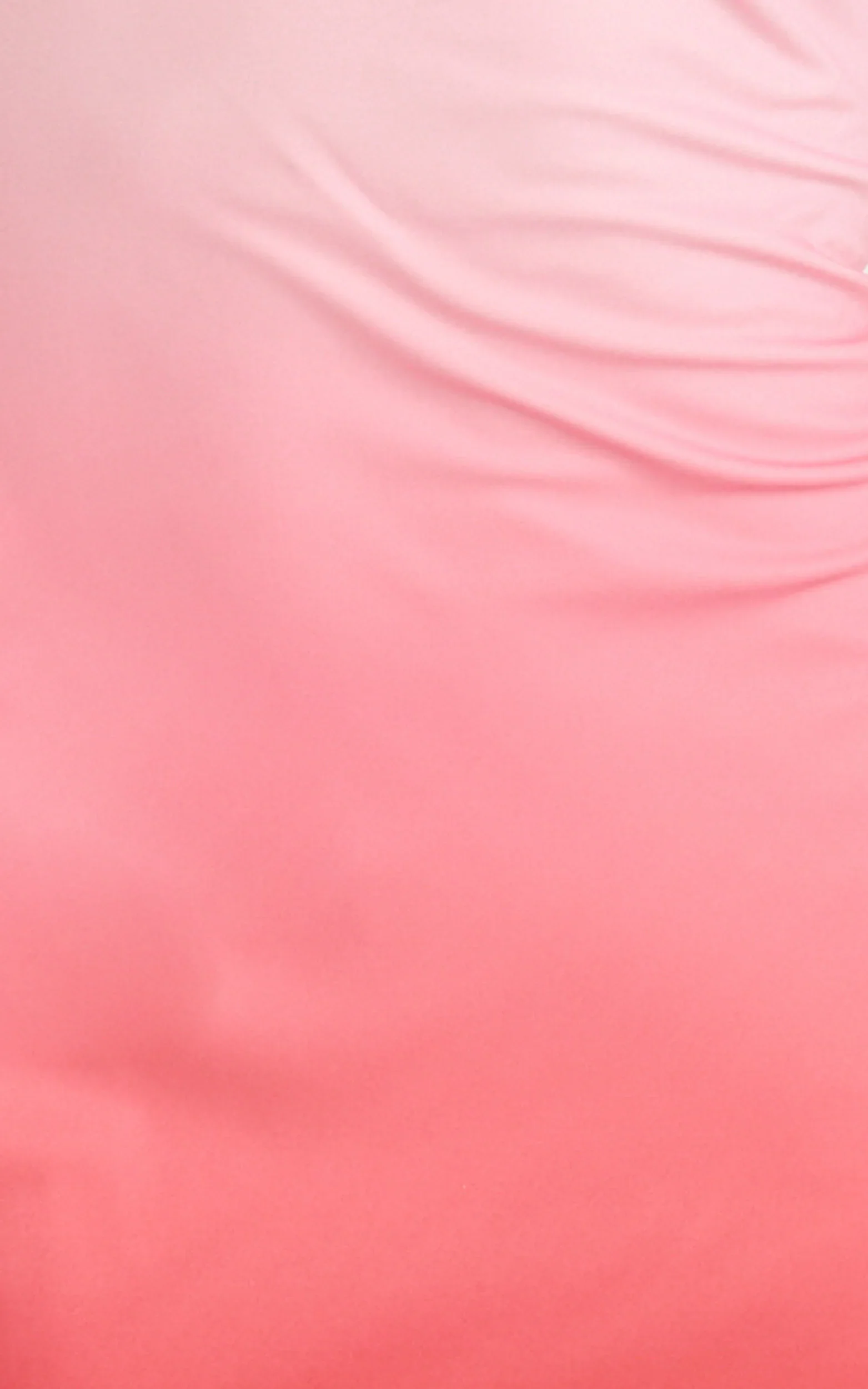 Lolly Maxi Dress - Strapless Bias Column Dress with Scarf in Blush Ombre Print