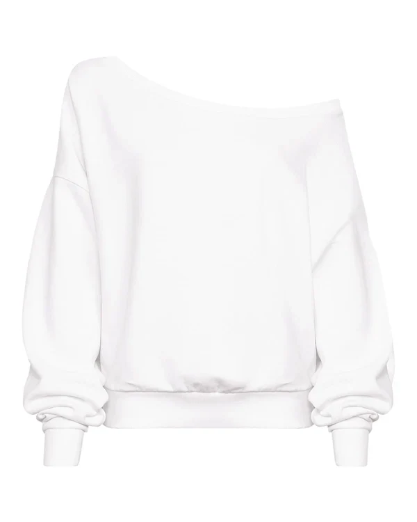 Off Shoulder Sweatshirt