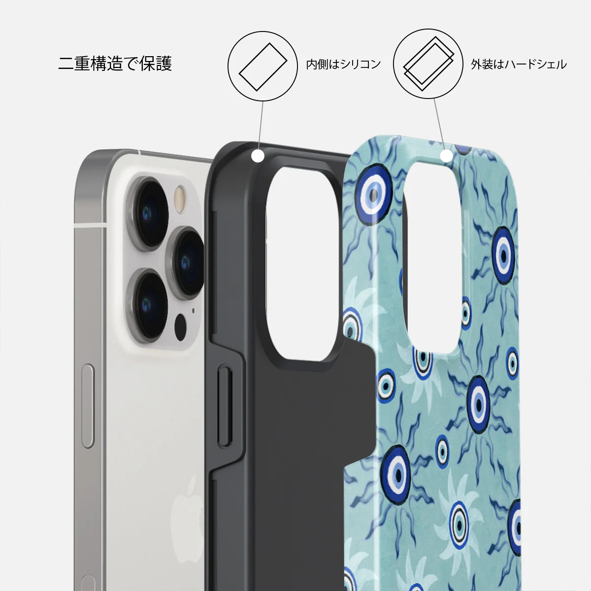 Blue Gaze - iPhone 13 Pro Max ケース