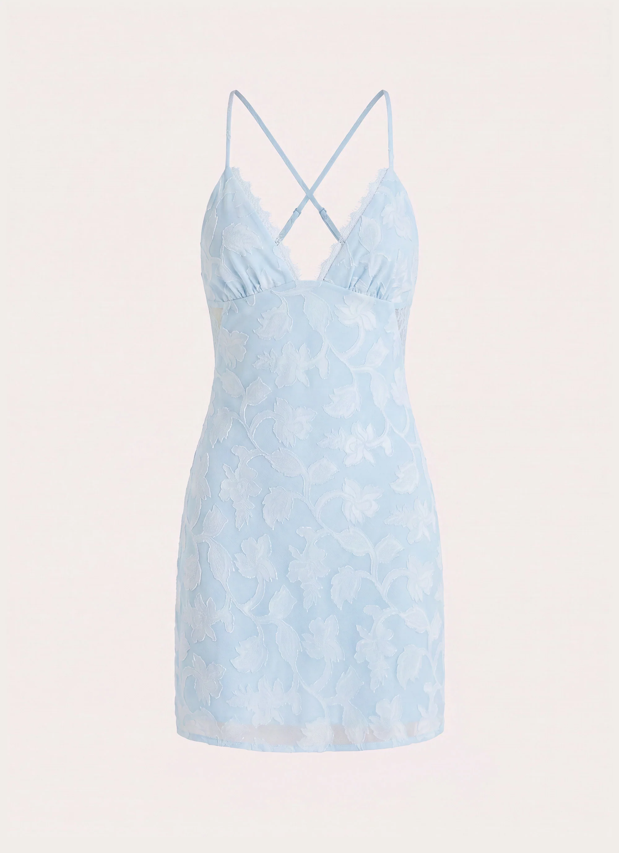 Leeana Mini Dress - Blue - FASHION NOB