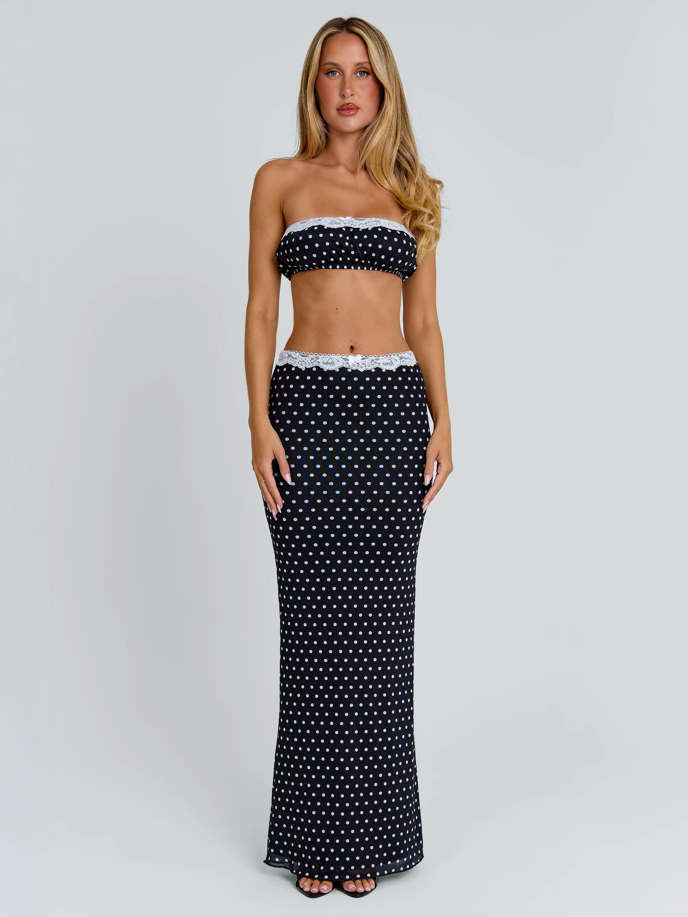 Cali Maxi Skirt Polka Dot