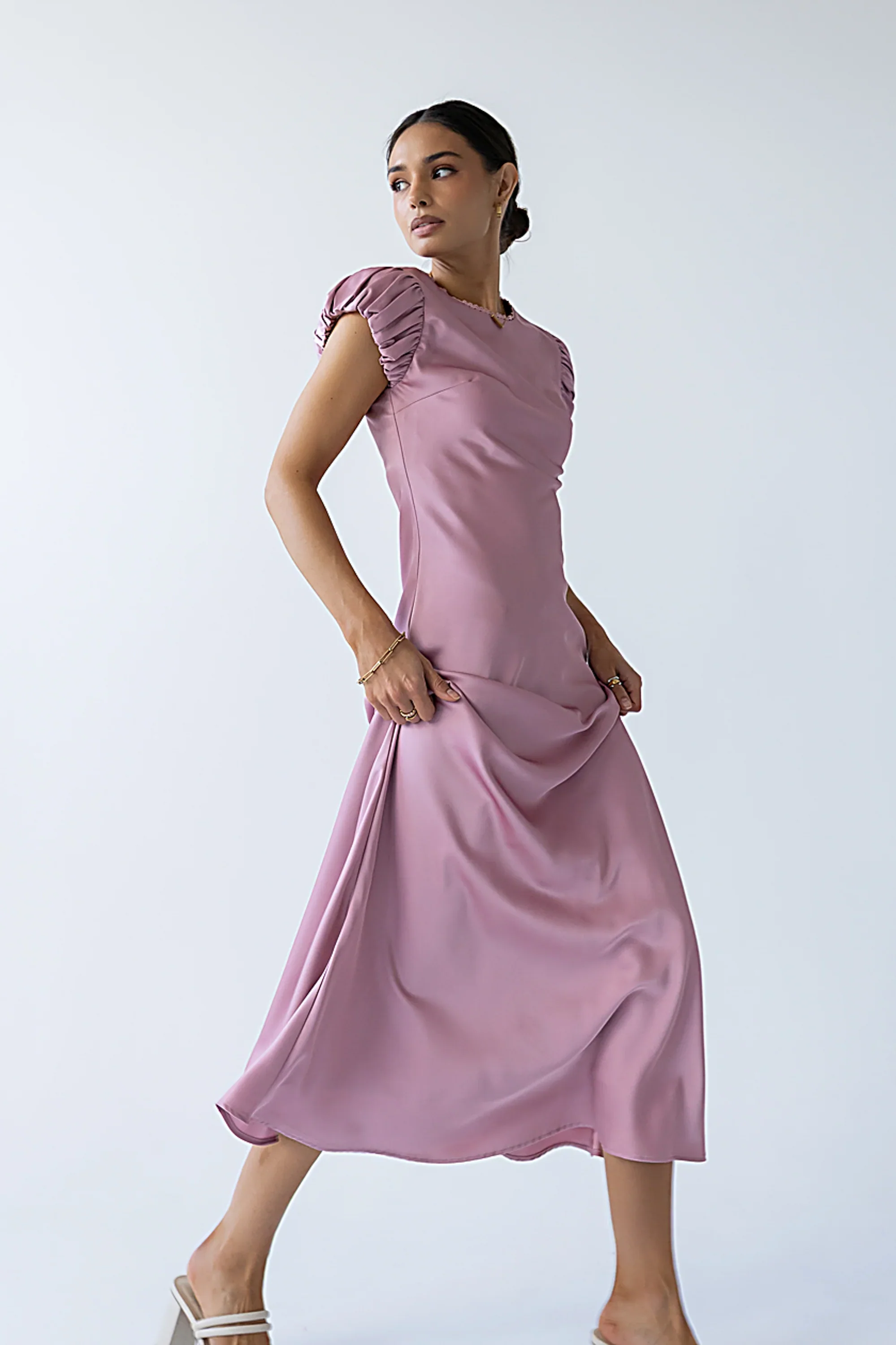Ellianna Maxi Dress in Mauve