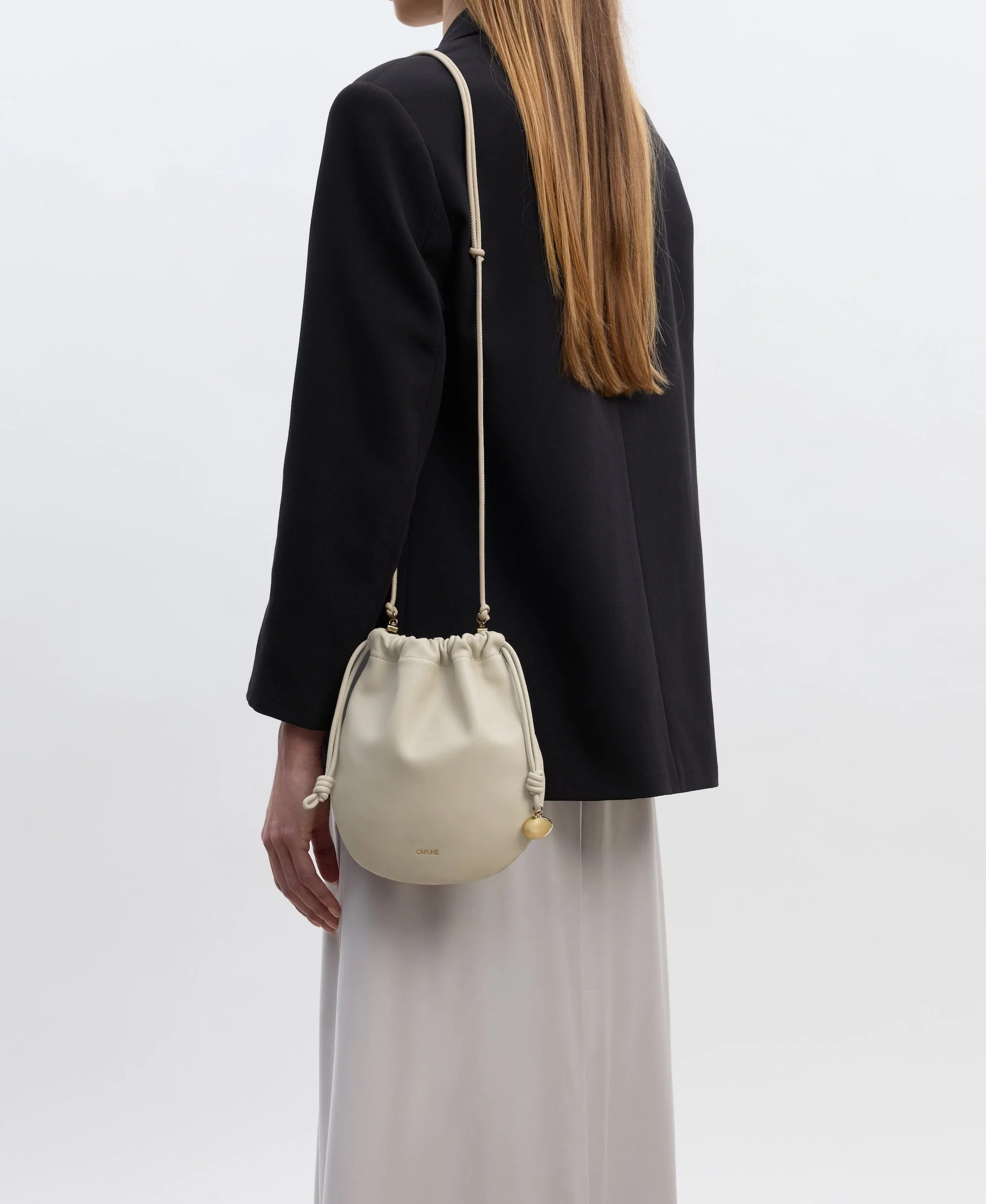 Small Lune Crossbody - Oat