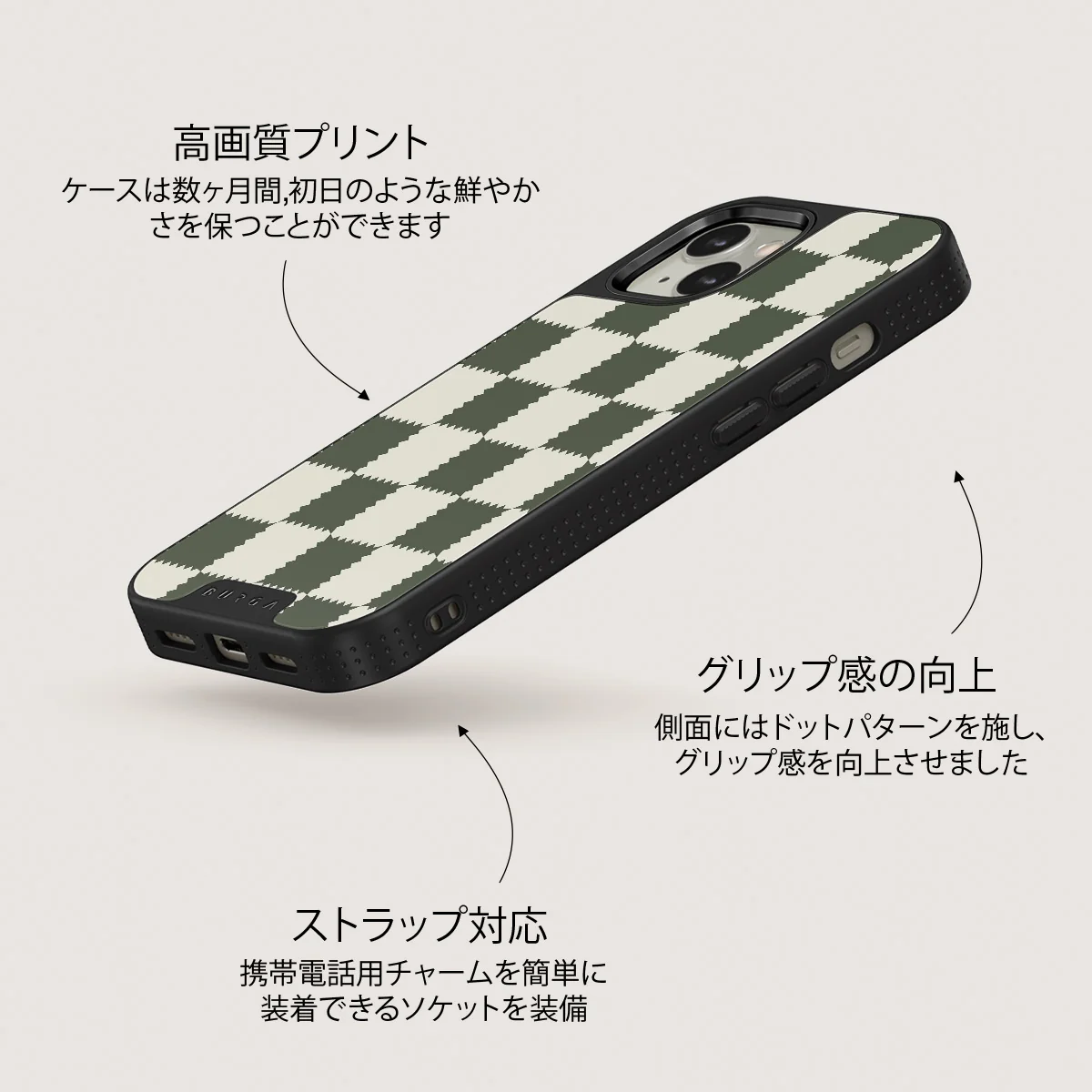 Retro Grid - iPhone 13 ケース