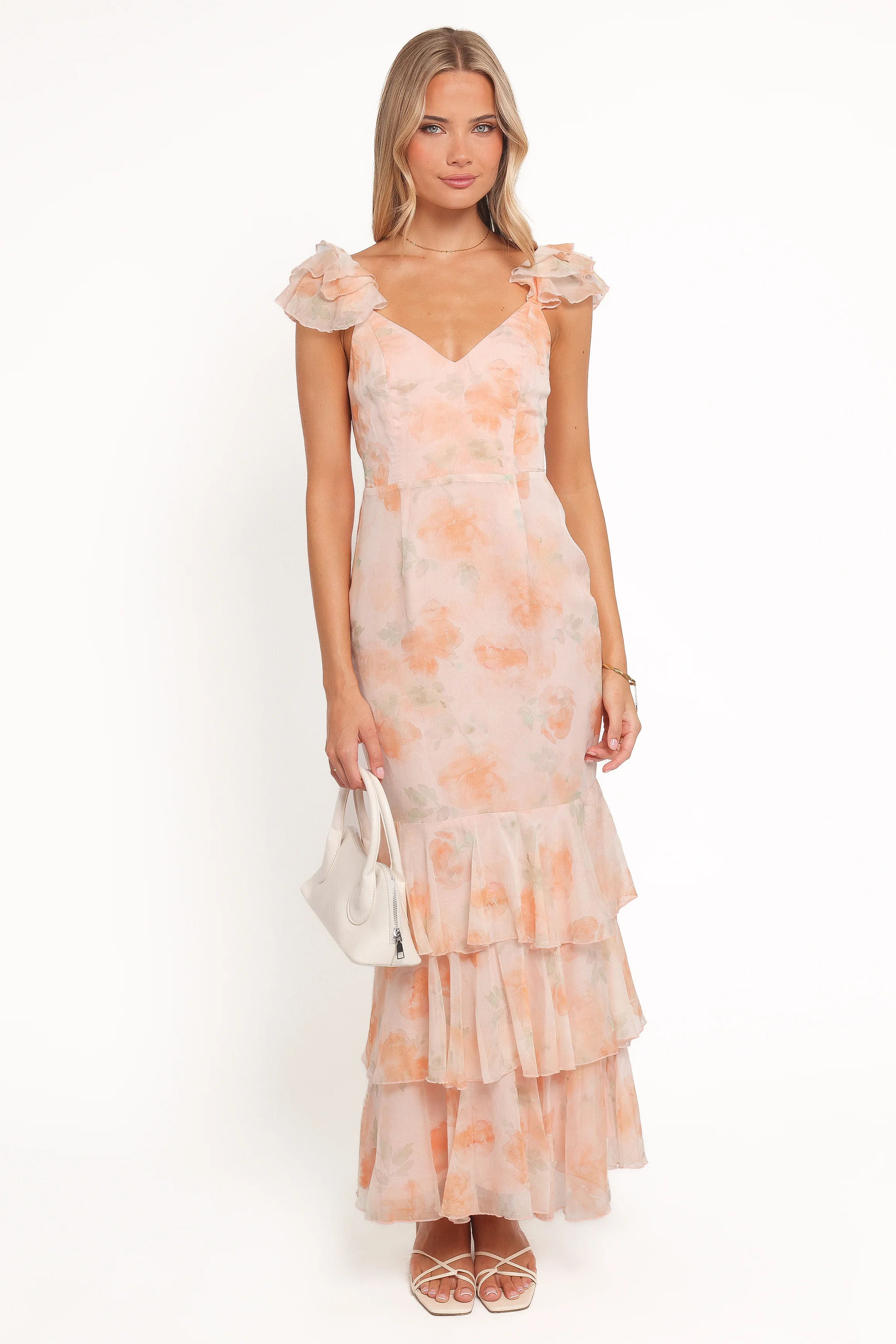 Lydia Maxi Dress - Pink Floral